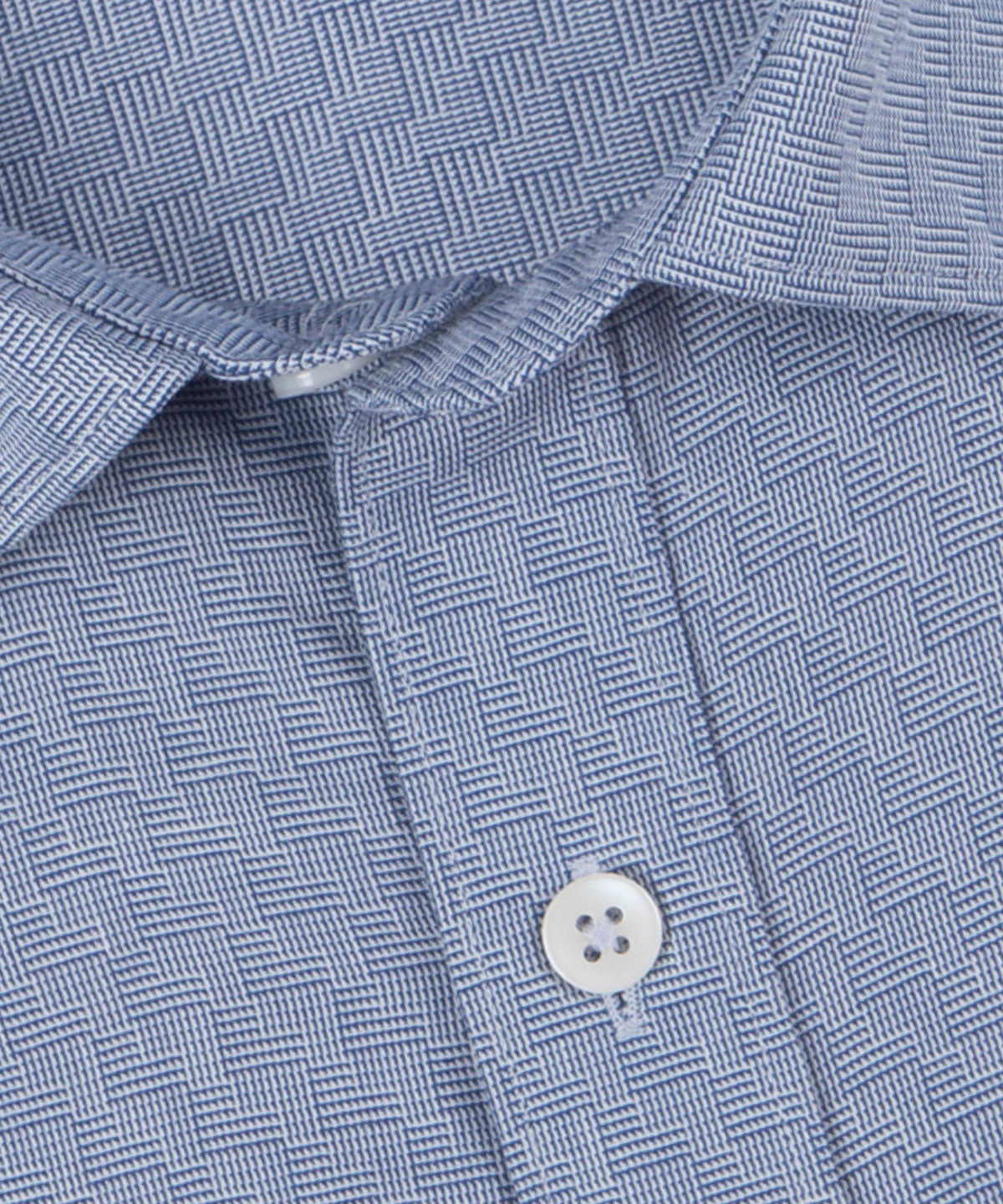 Signature Lexington Basketweave Jacquard Wrinkle Resistant Long Sleeve Sport Shirt