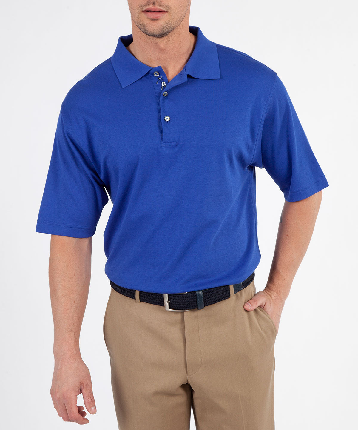 Signature Supreme 100% Cotton Short-Sleeve Polo Shirt