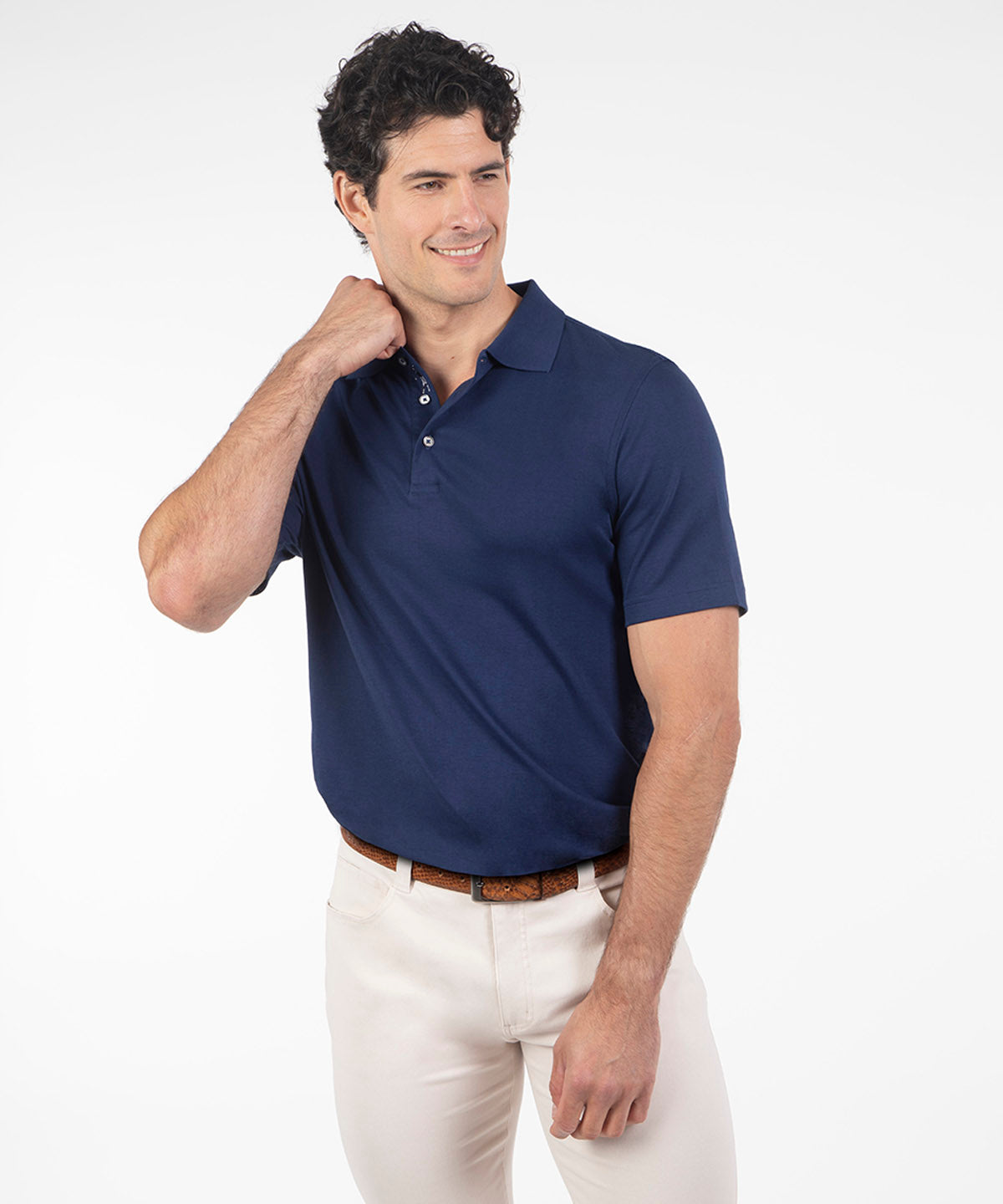 Signature Supreme 100% Cotton Short-Sleeve Polo Shirt