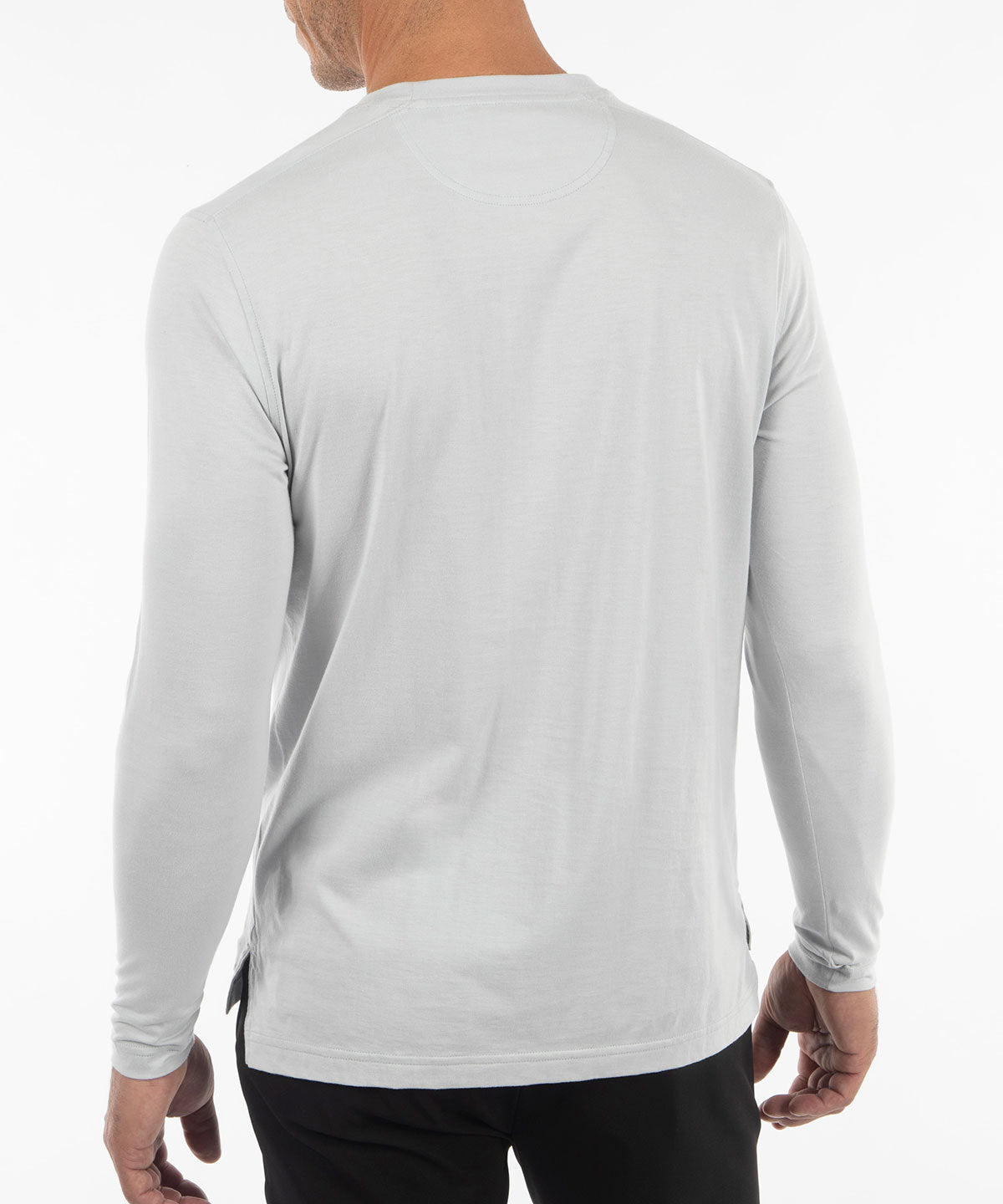 Signature Ultra-Light Pima Cotton Long-Sleeve Crew Neck T-Shirt