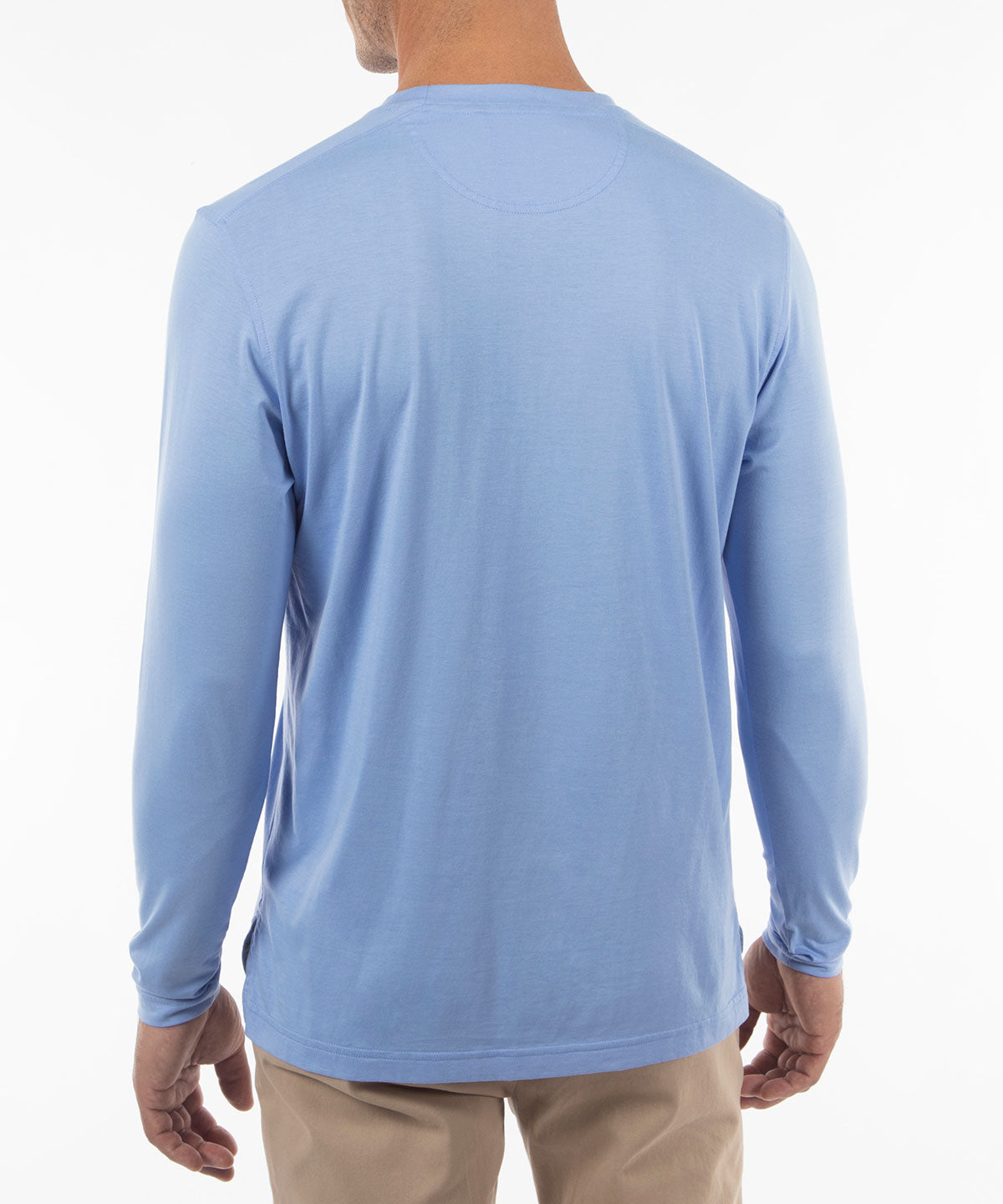 Signature Ultra-Light Pima Cotton Long-Sleeve Crew Neck T-Shirt
