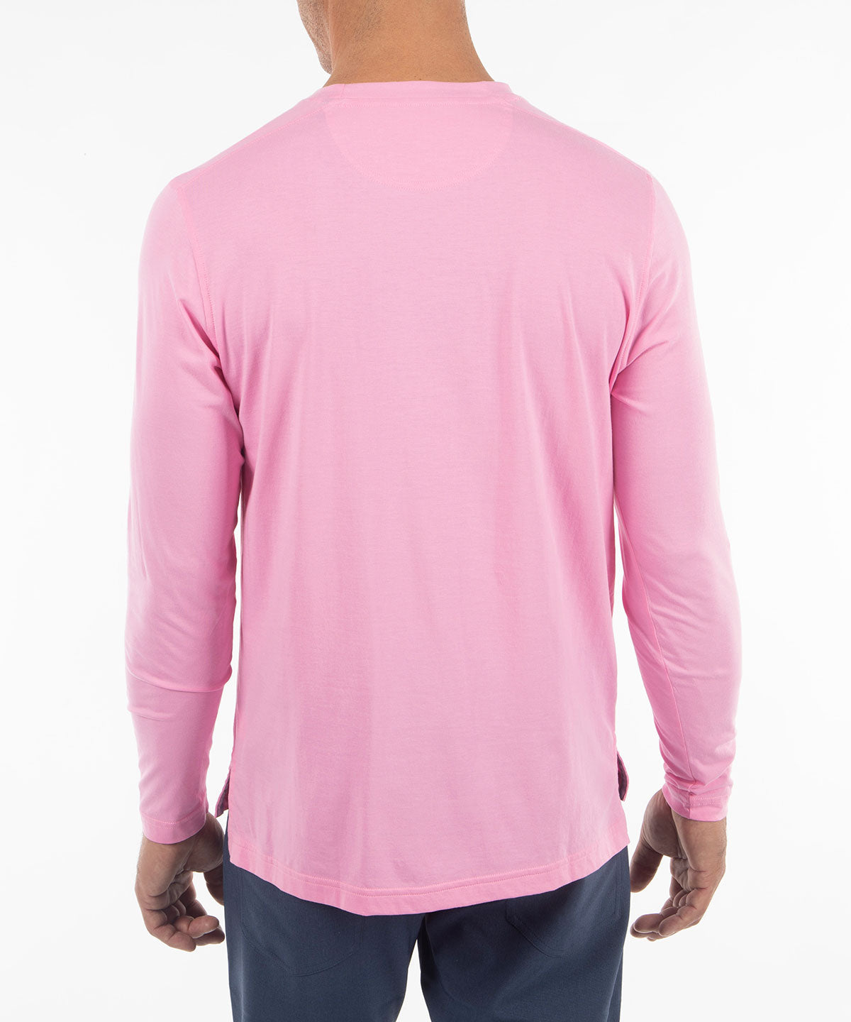 Signature Ultra-Light Pima Cotton Long-Sleeve Crew Neck T-Shirt