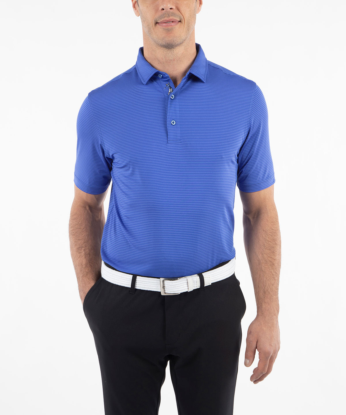 Performance Tonal Striped Polo