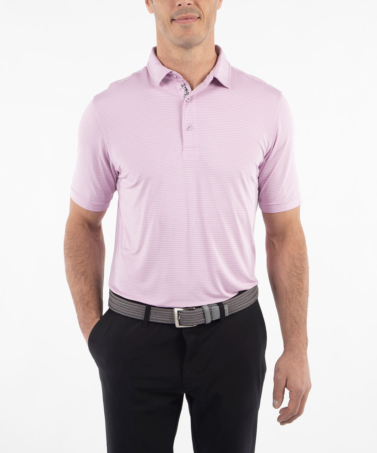 Performance Tonal Striped Polo