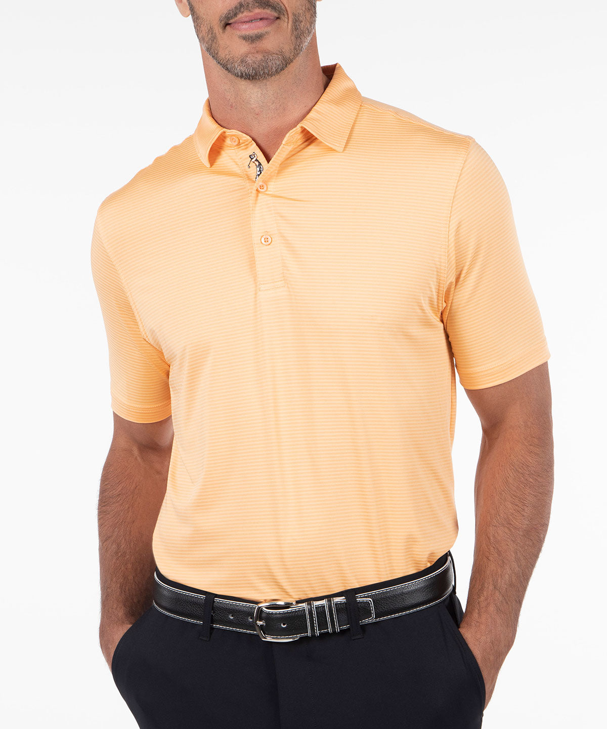 Performance Tonal Striped Polo
