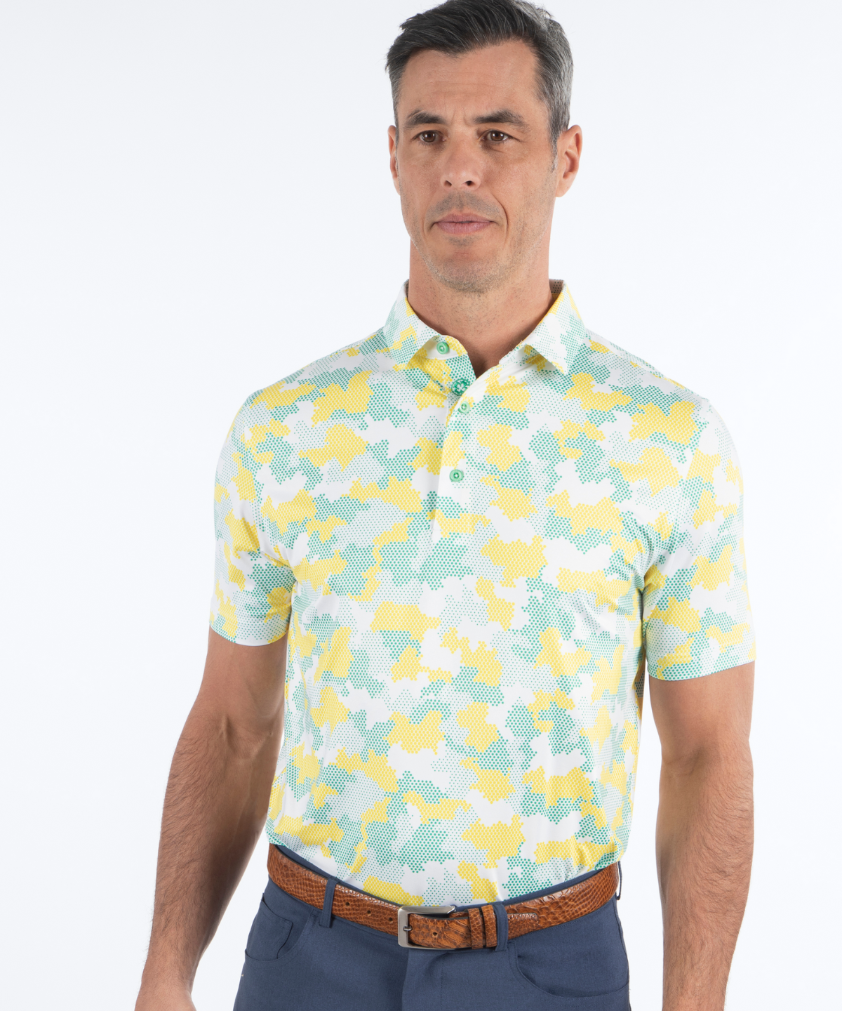 Performance Armed Forces Camo Jersey Polo