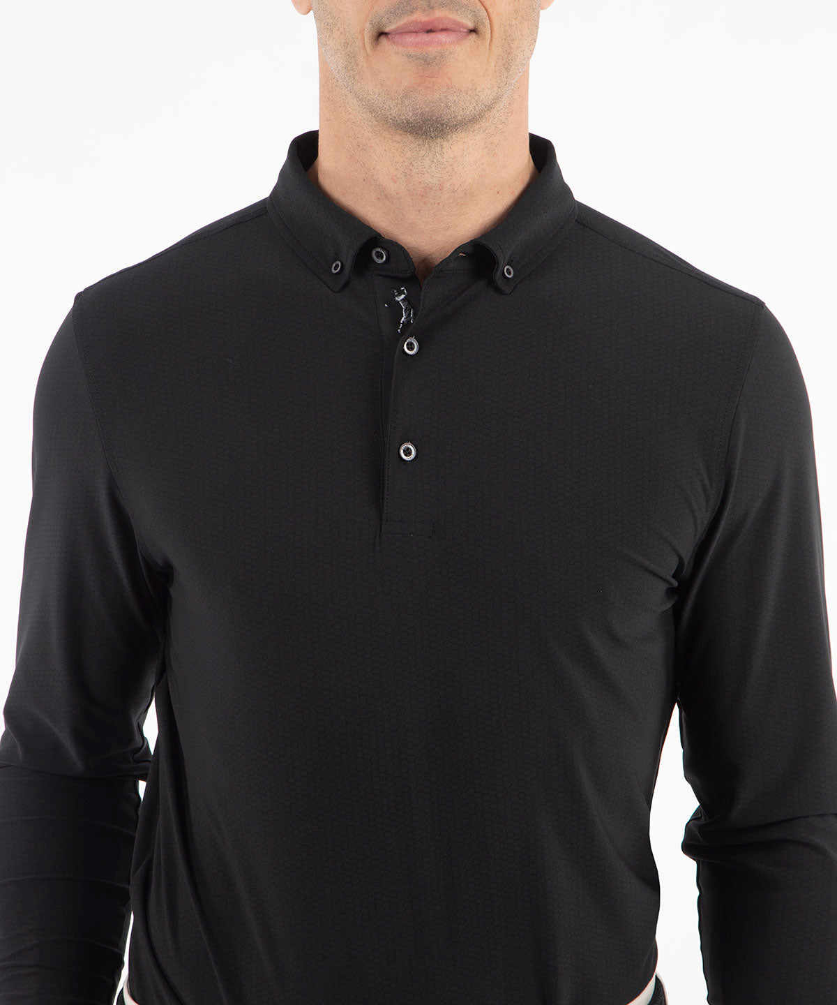 Performance Balata Jersey Long-Sleeve Buttoned Cuff