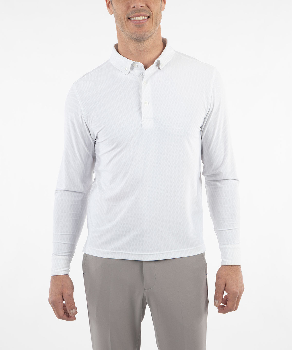 Performance Balata Jersey Long-Sleeve Buttoned Cuff