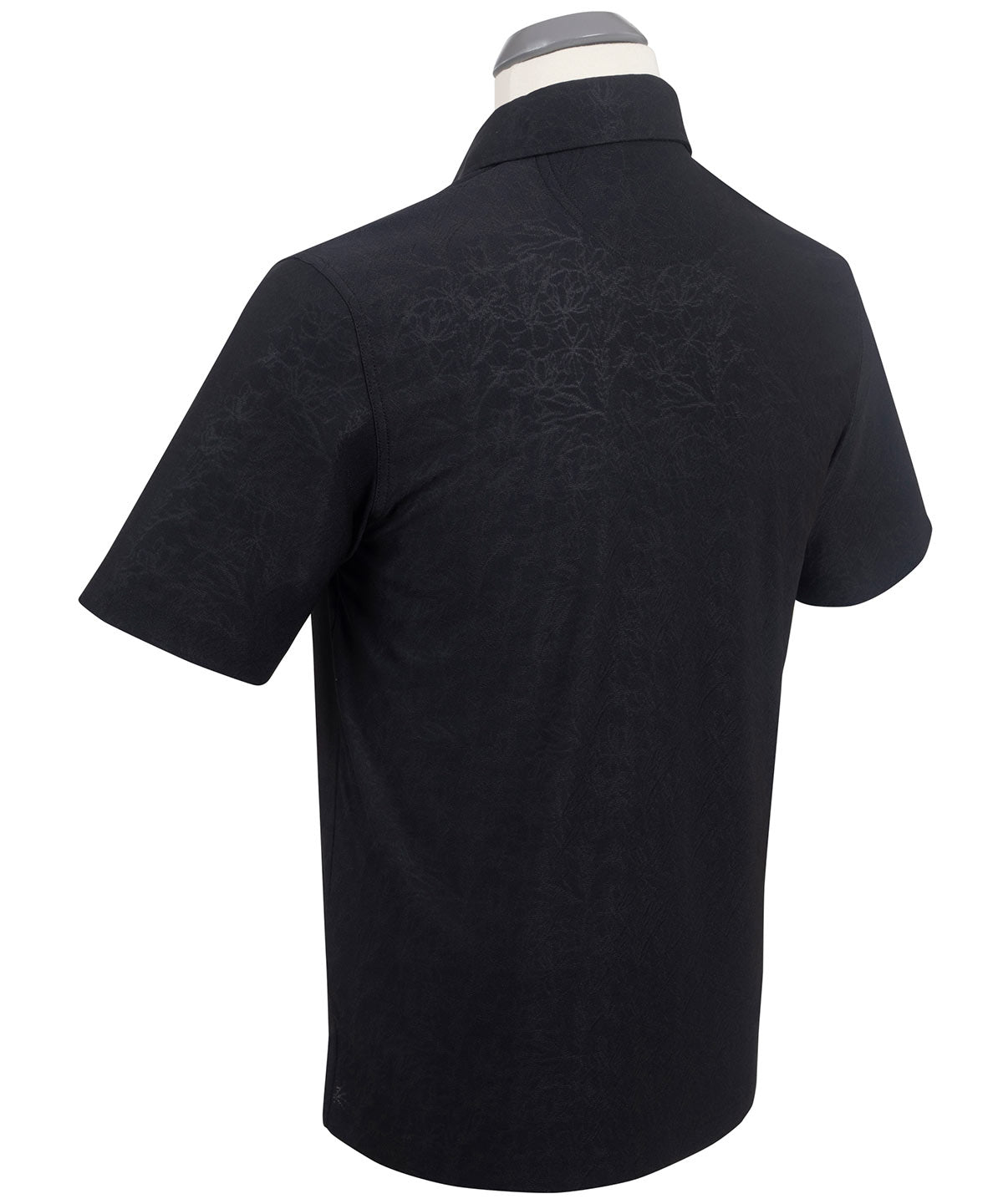 Performance Jacquard Magnolia Print Short-Sleeve Polo