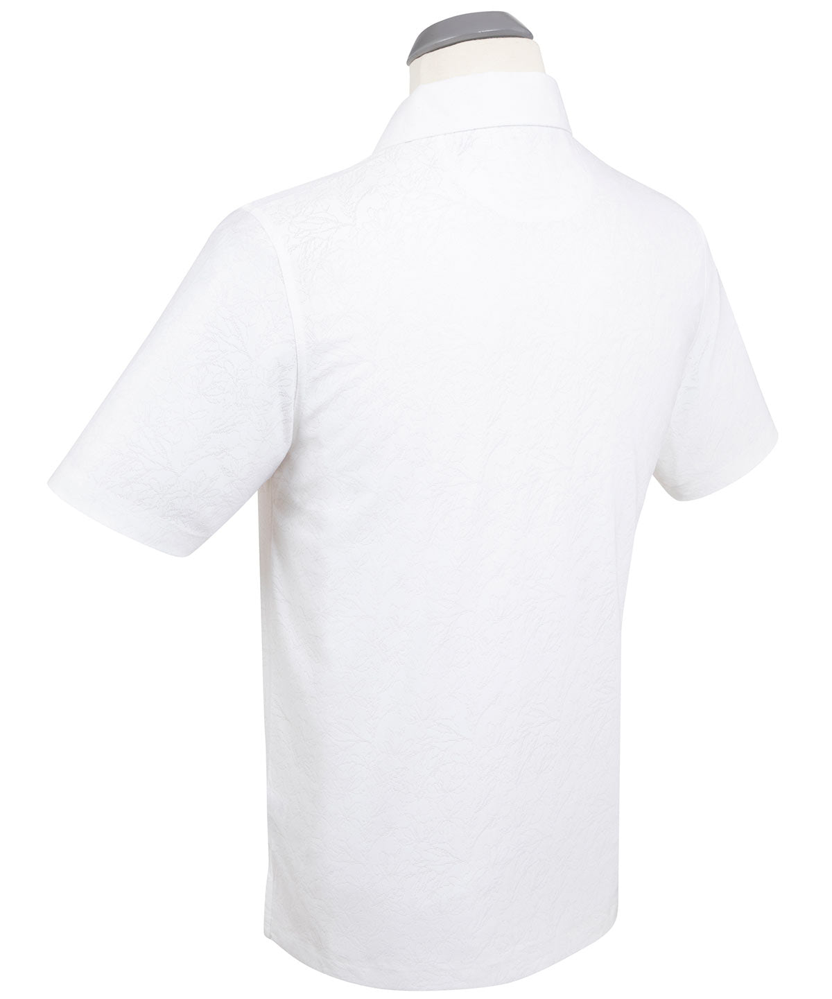 Performance Jacquard Magnolia Print Short-Sleeve Polo