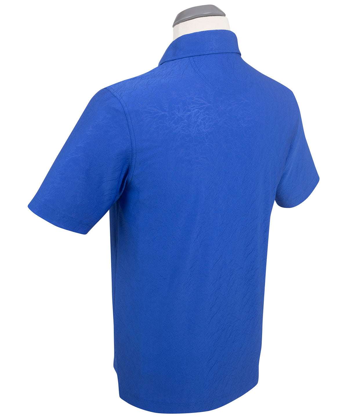 Performance Jacquard Magnolia Print Short-Sleeve Polo