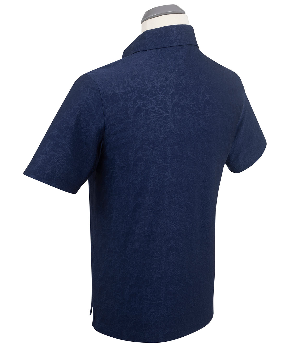 Performance Jacquard Magnolia Print Short-Sleeve Polo