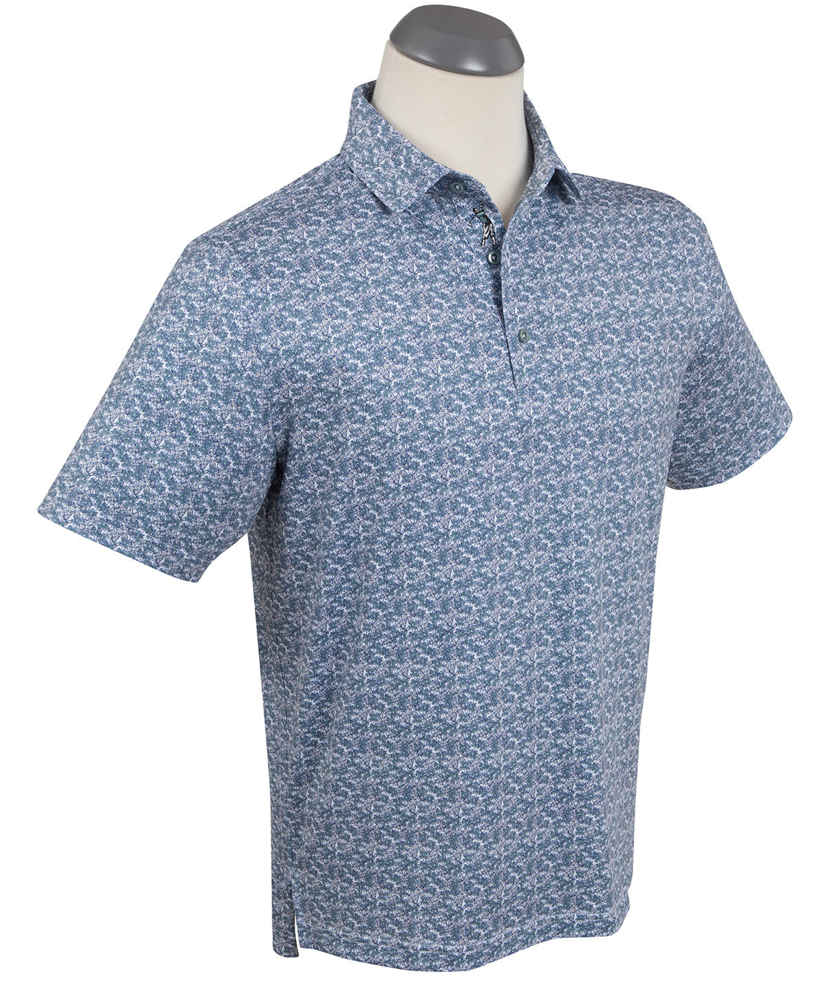 Performance Lucky Print Short-Sleeve Polo