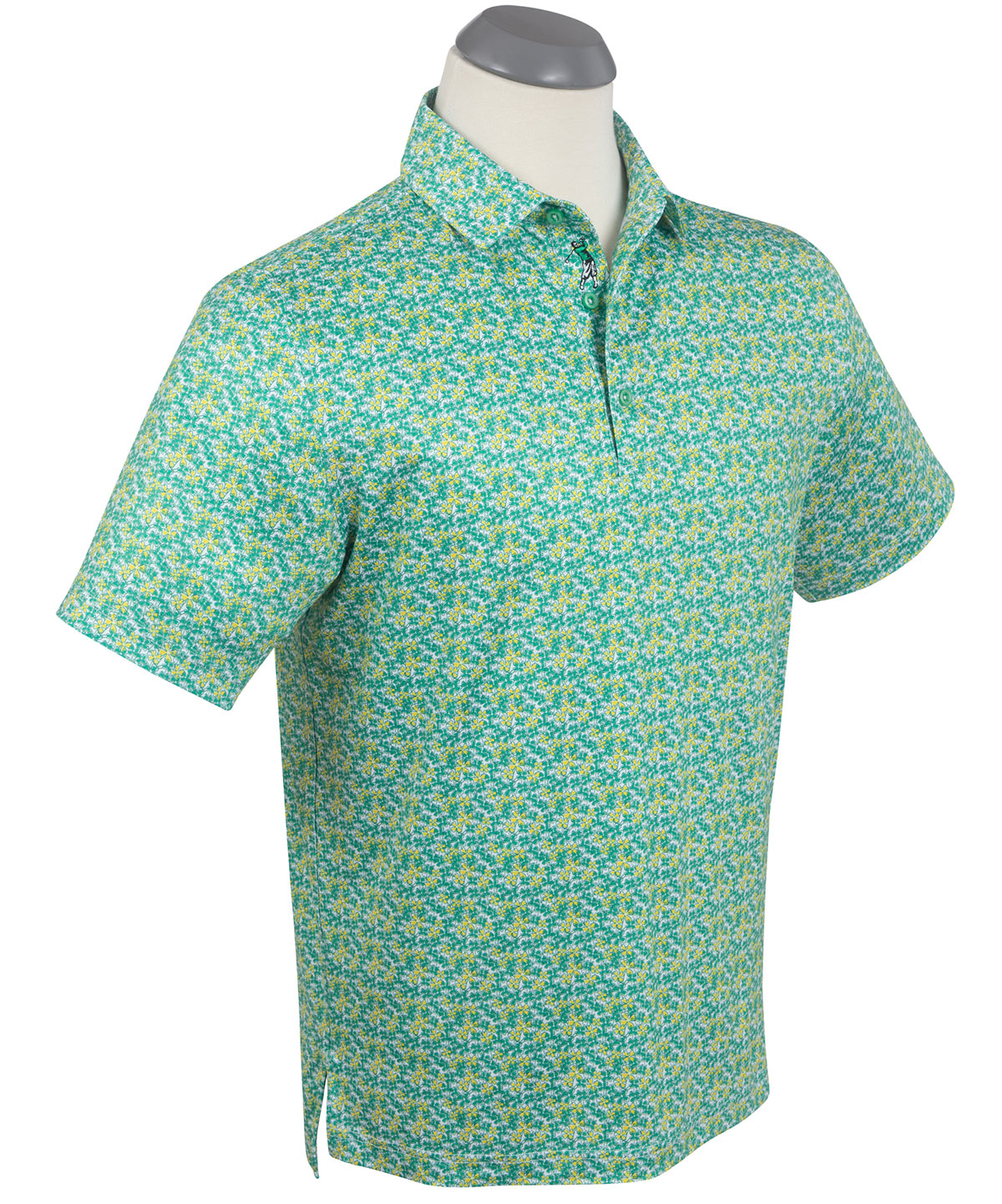 Performance Lucky Print Short-Sleeve Polo