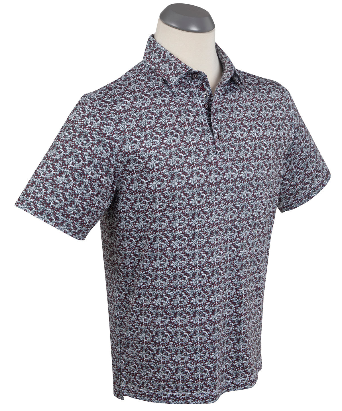 Performance Lucky Print Short-Sleeve Polo