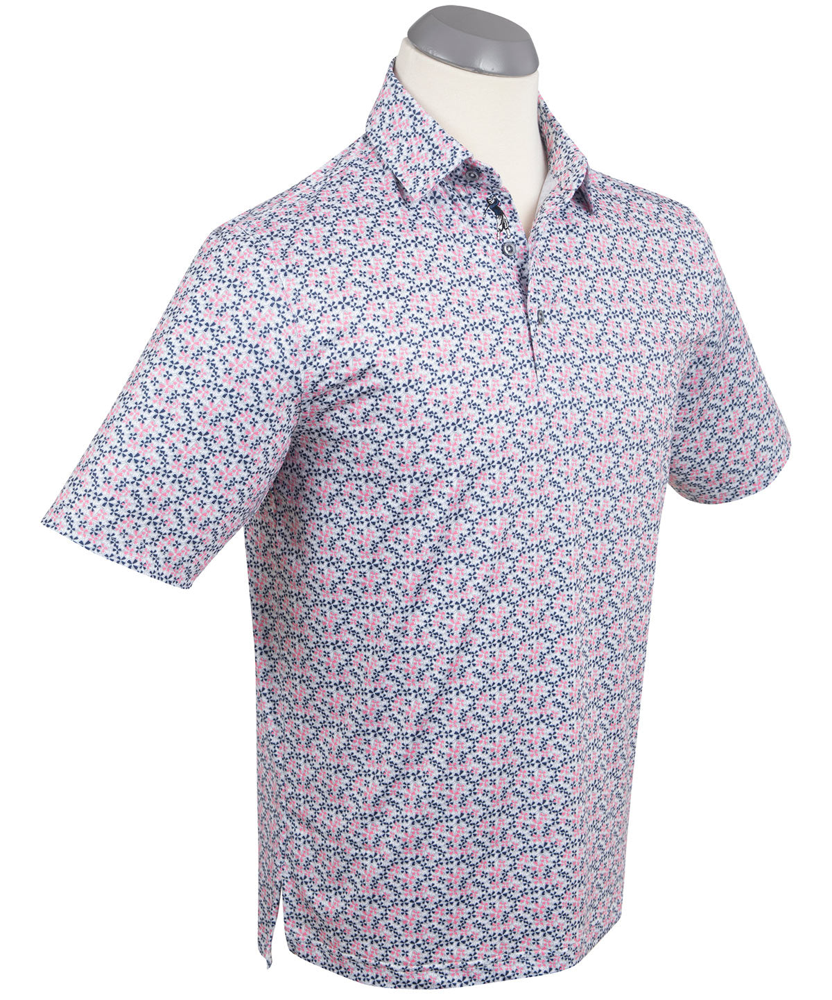 Performance Lucky Print Short-Sleeve Polo