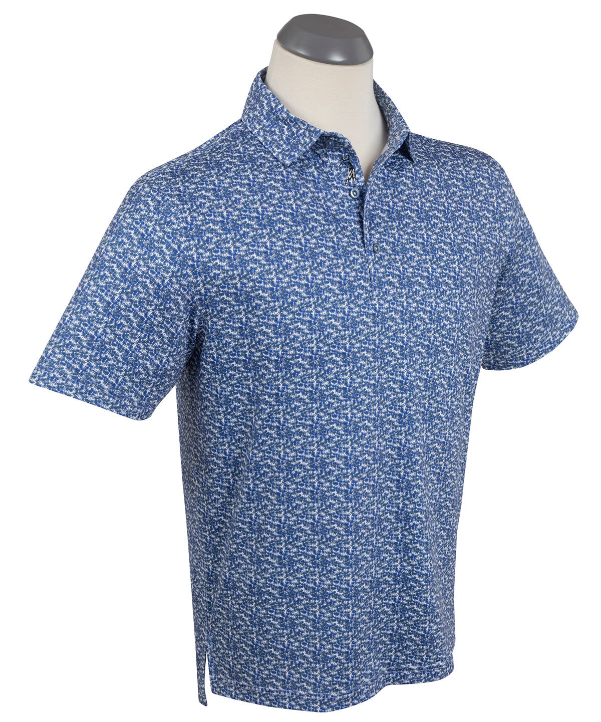 Performance Lucky Print Short-Sleeve Polo