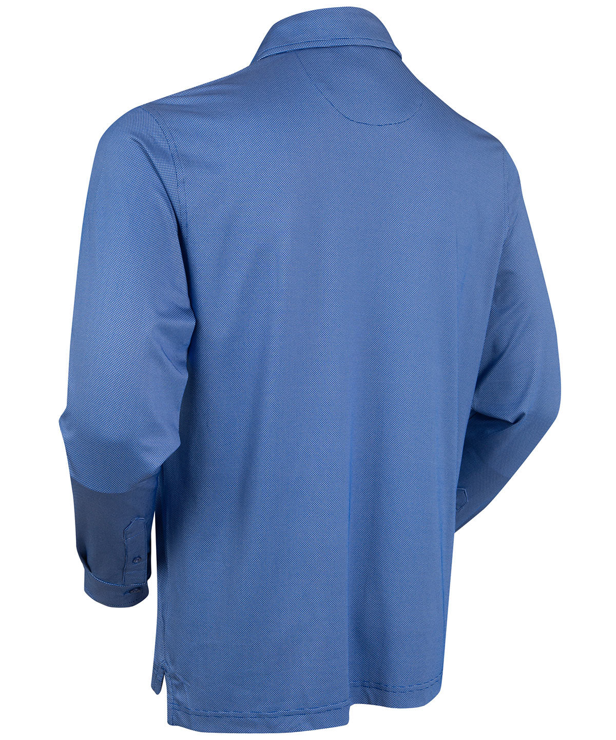 Performance Jacquard Dash Long-Sleeve Button-Down Sport Shirt