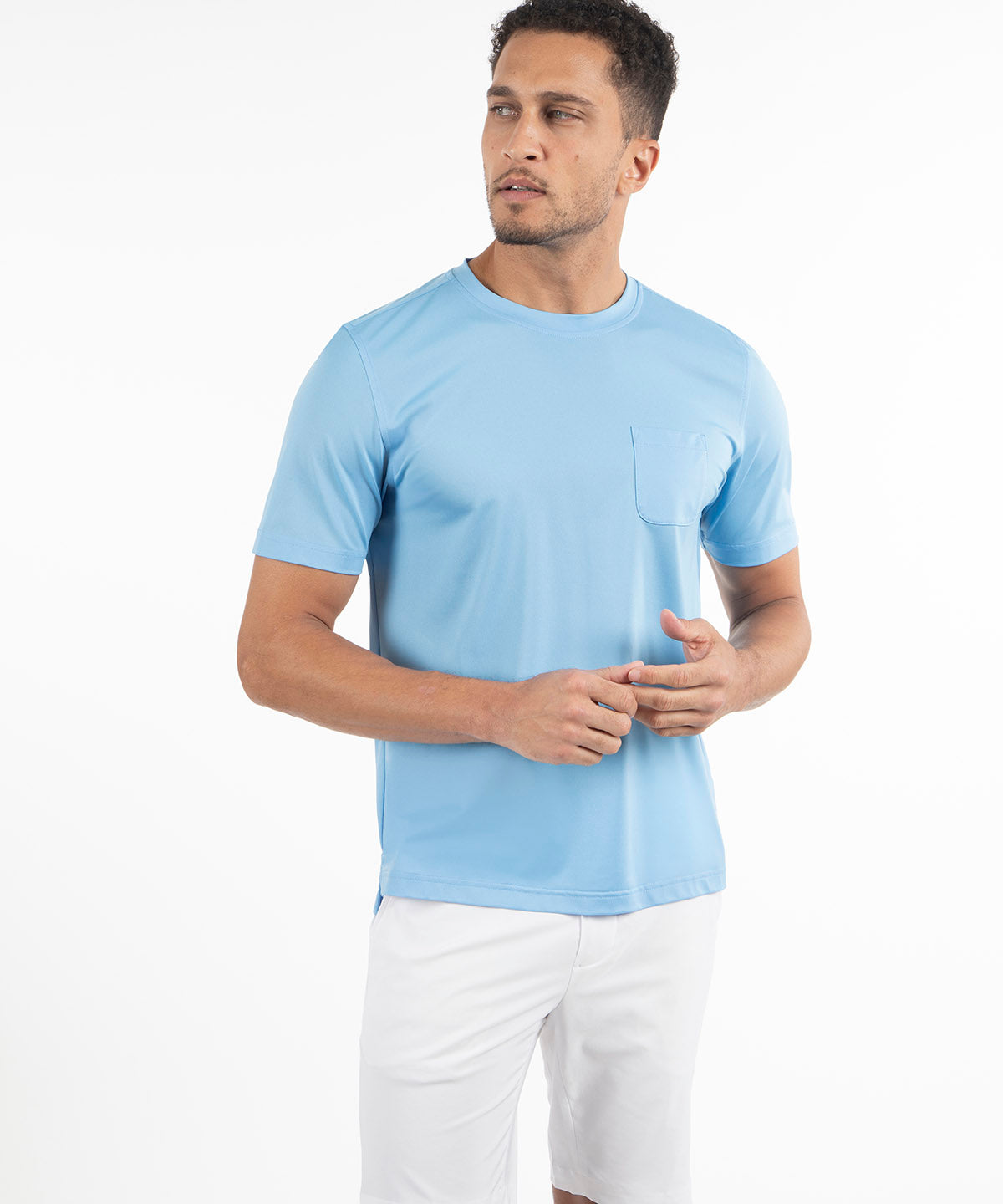 Performance Cooling Micro Pique Short-Sleeve Crew Neck T-Shirt