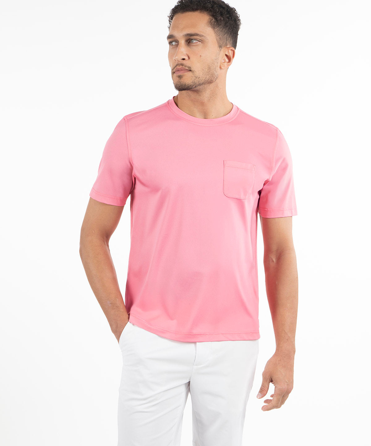 Performance Cooling Micro Pique Short-Sleeve Crew Neck T-Shirt