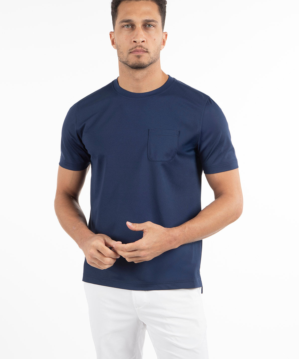 Performance Cooling Micro Pique Short-Sleeve Crew Neck T-Shirt