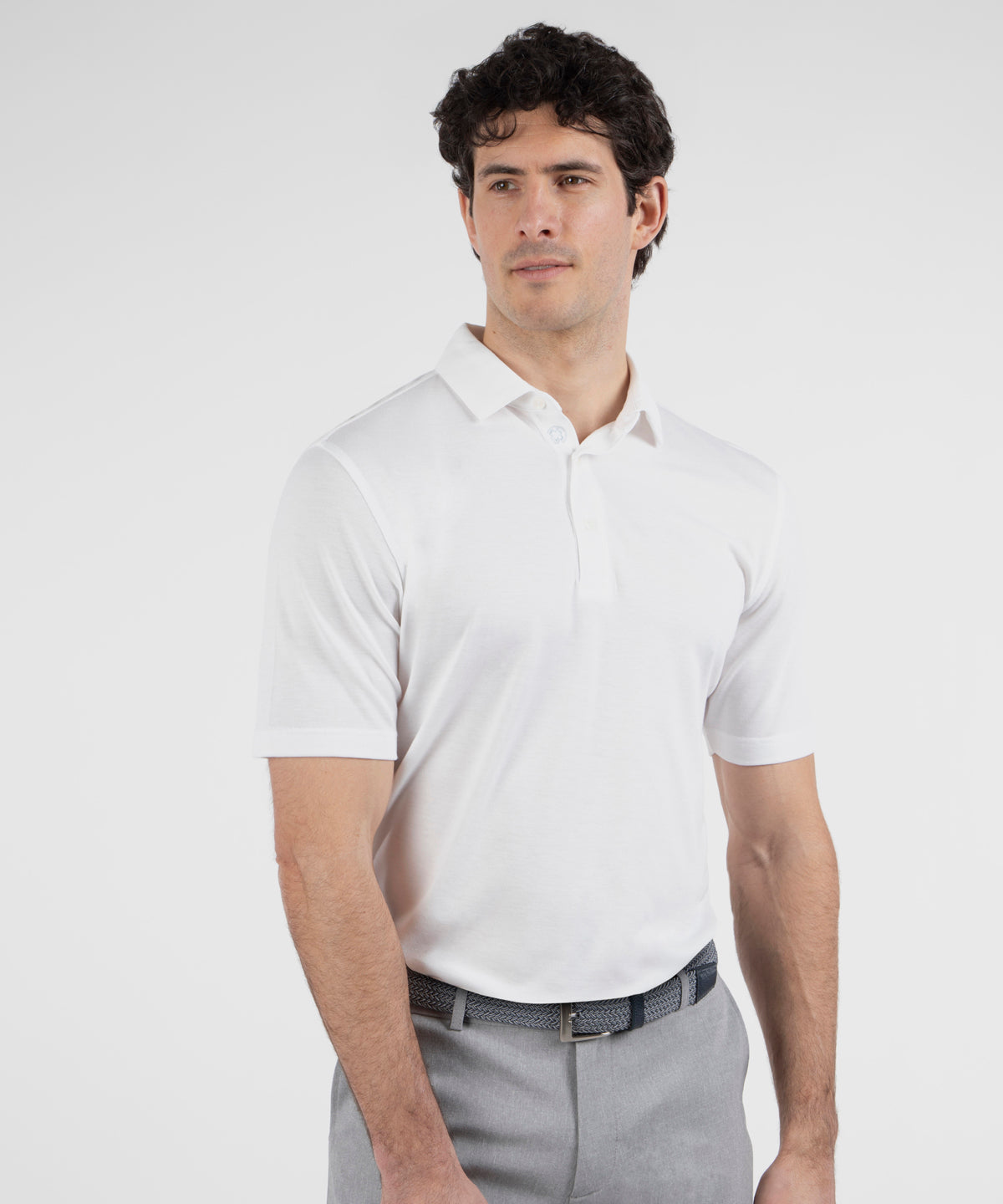 Performance Heather Piqué Jersey Polo