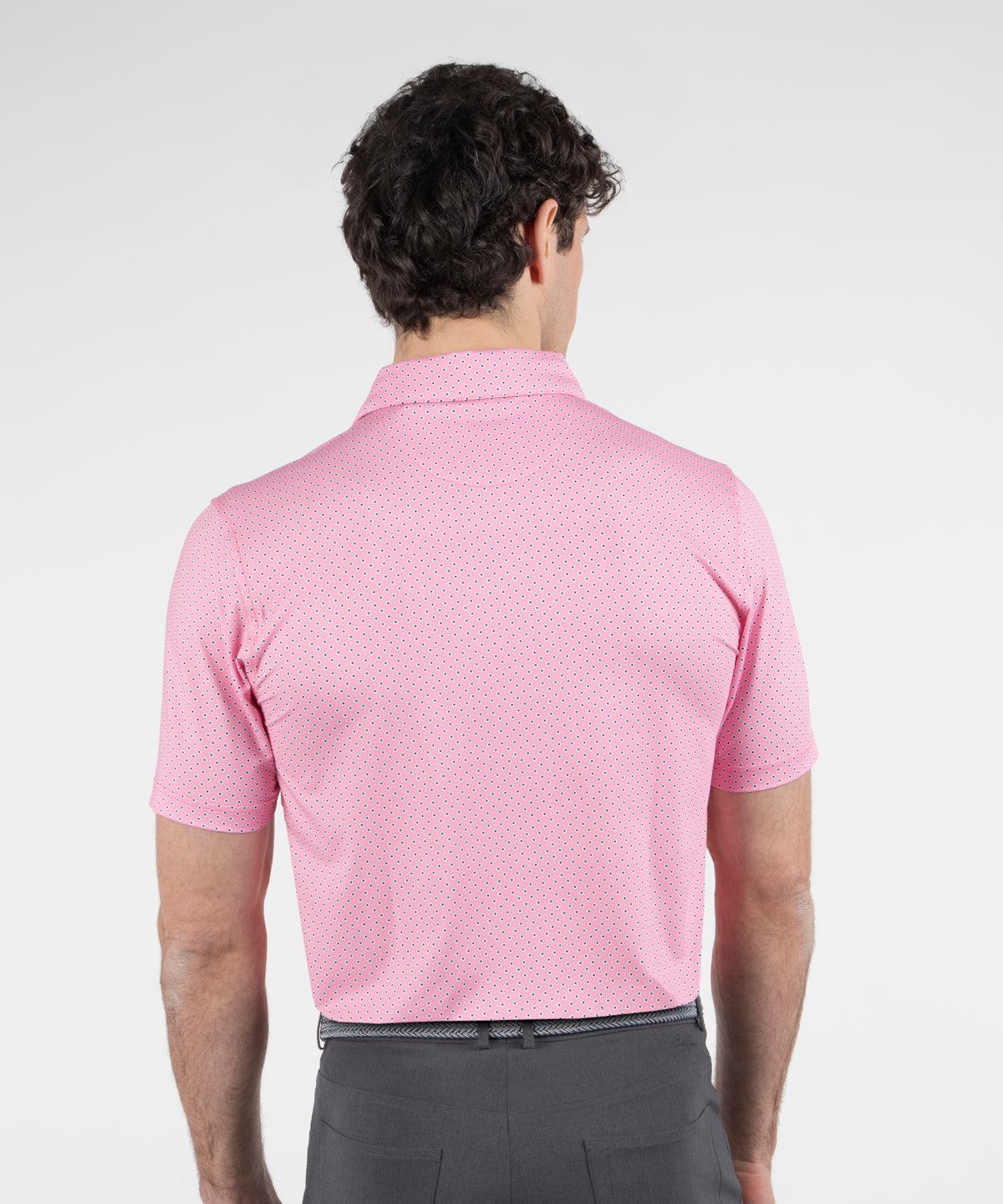 Performance Kaleidoscope Print Jersey Polo
