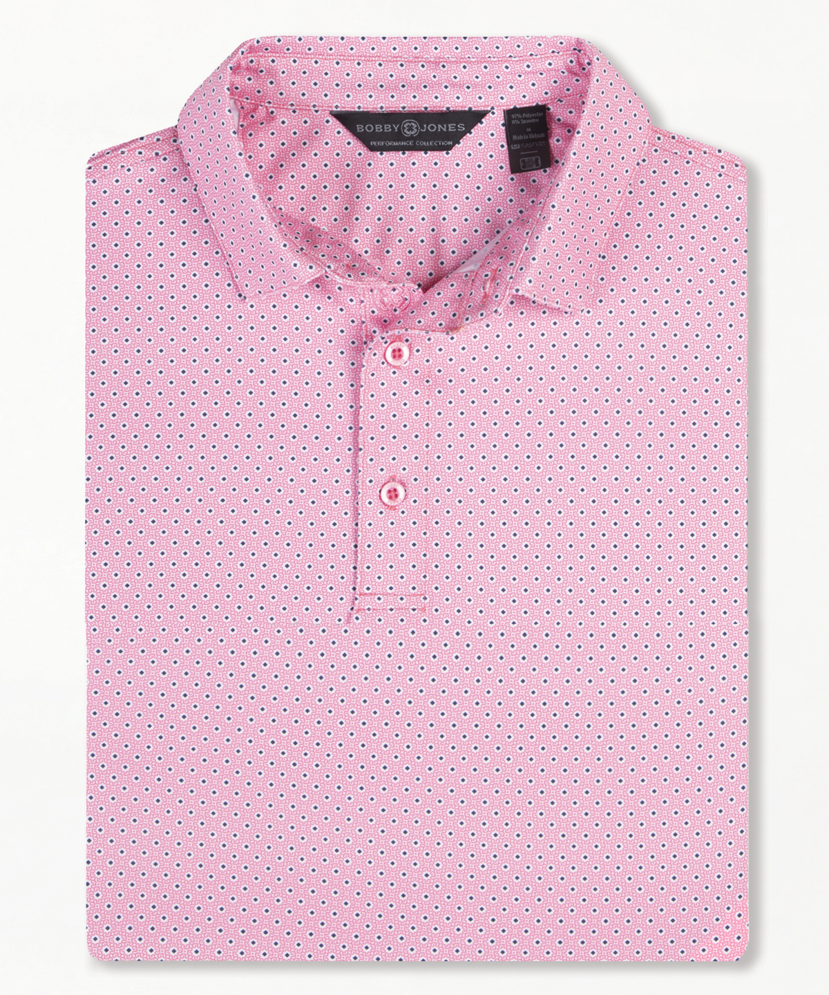 Performance Kaleidoscope Print Jersey Polo