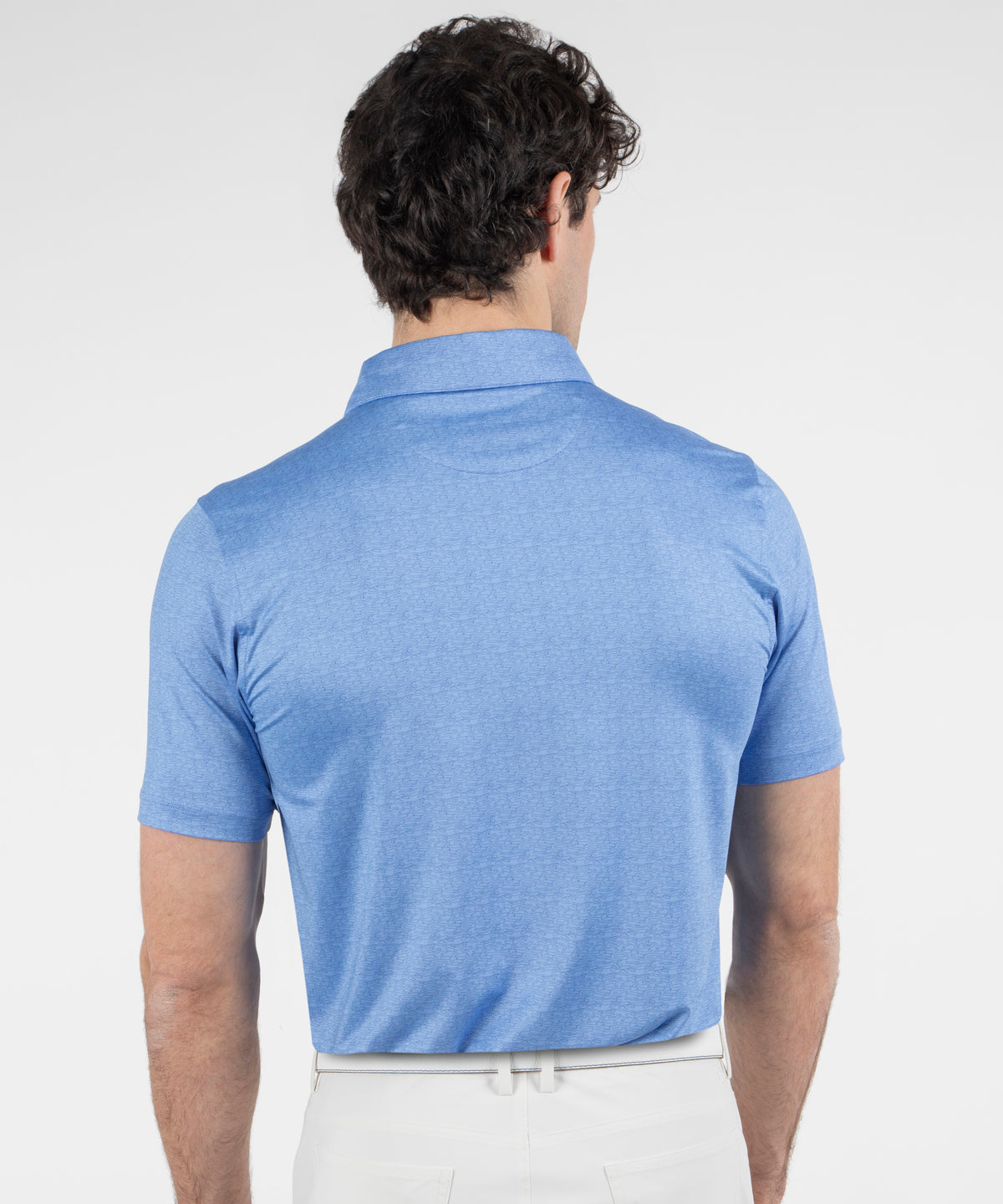 Performance Contour Print Jersey Polo