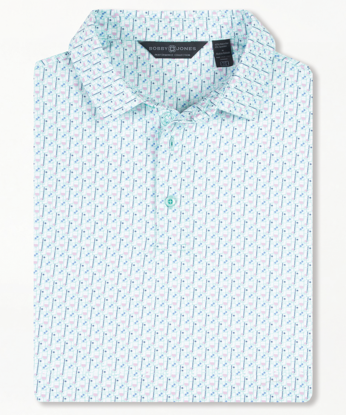 Performance Happy Hour Print Jersey Polo