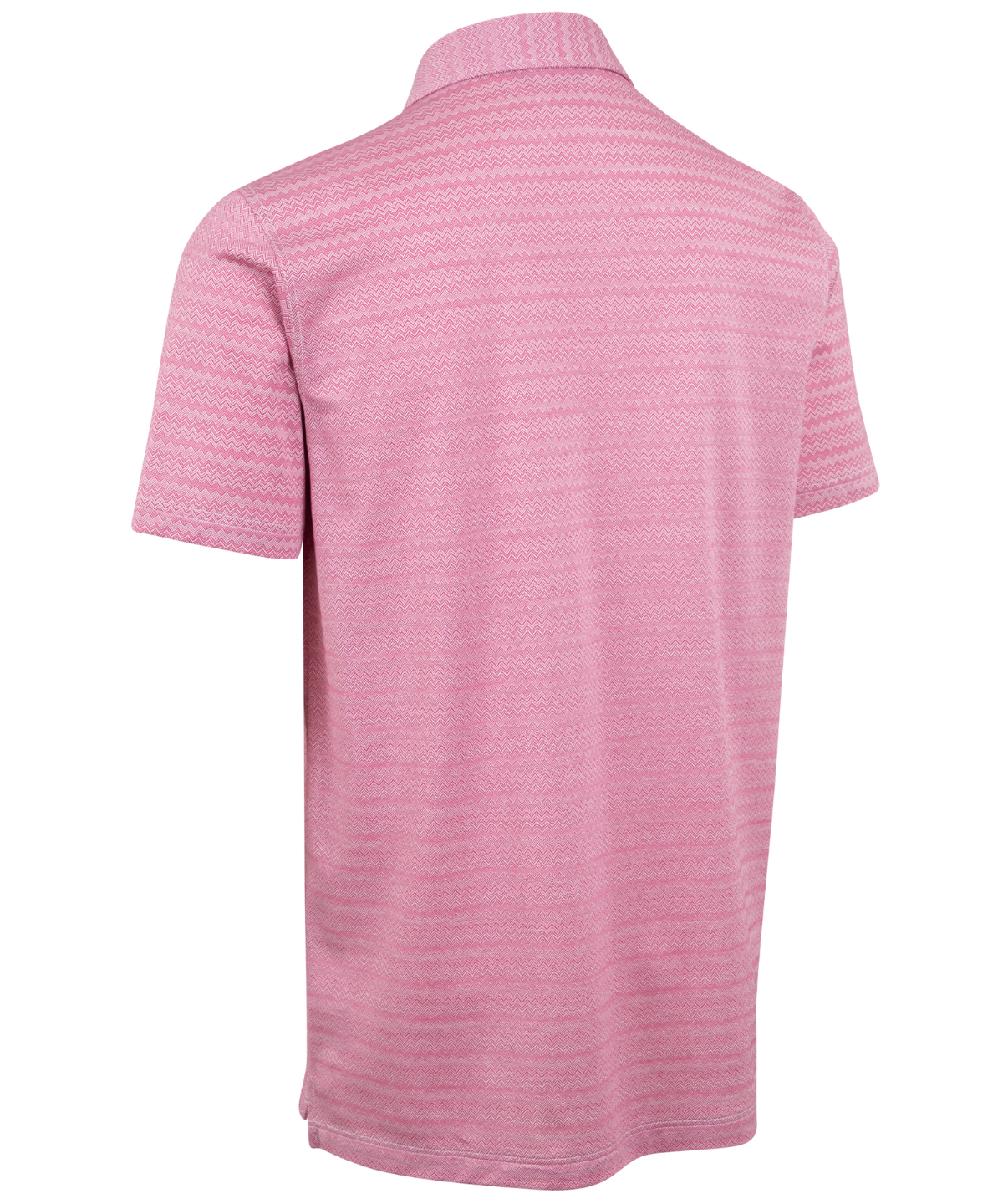 Heritage Varenna Chevron Jacquard Italian Cotton Short-Sleeve Polo