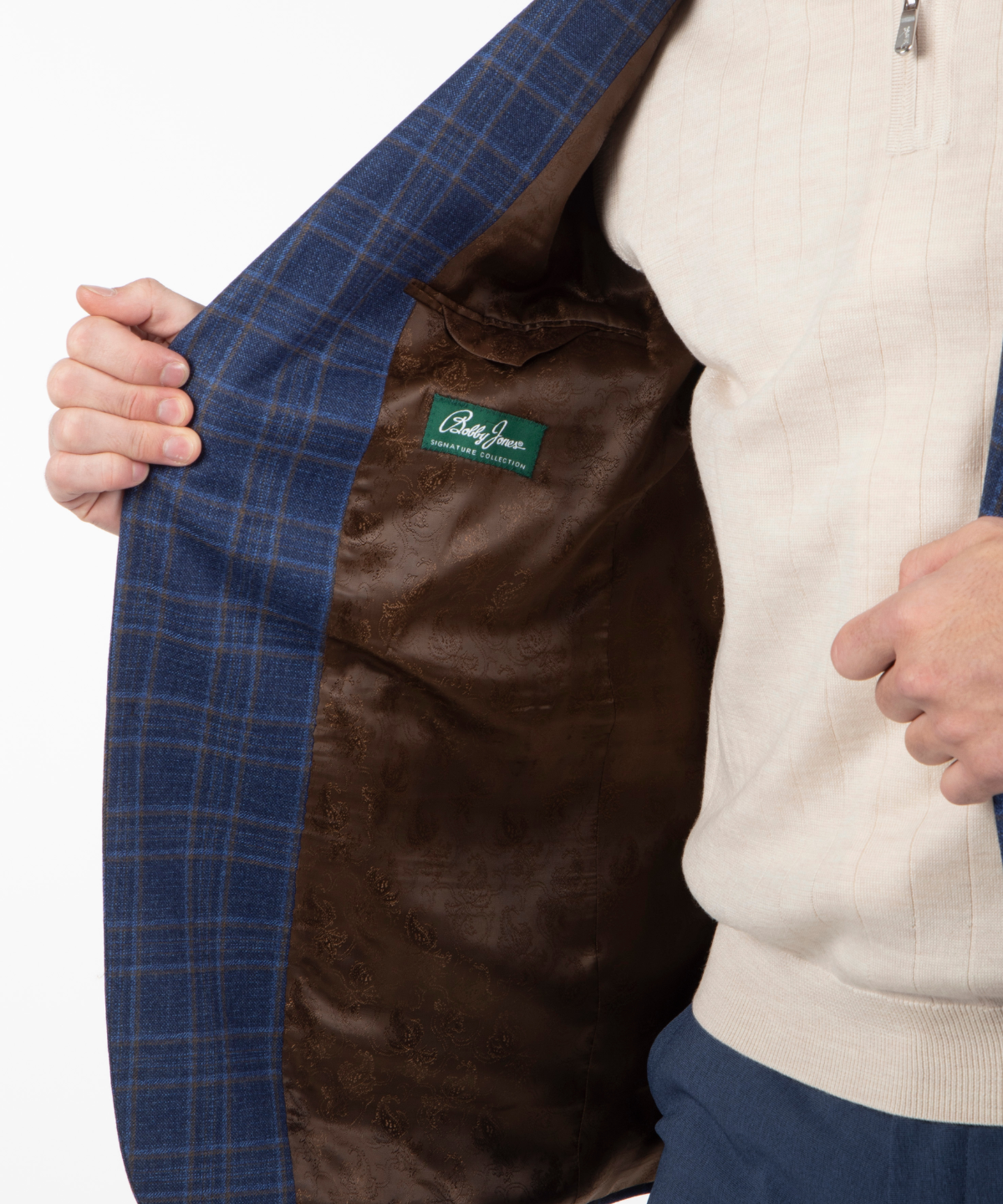 Signature Men's Plaid Sport Coat