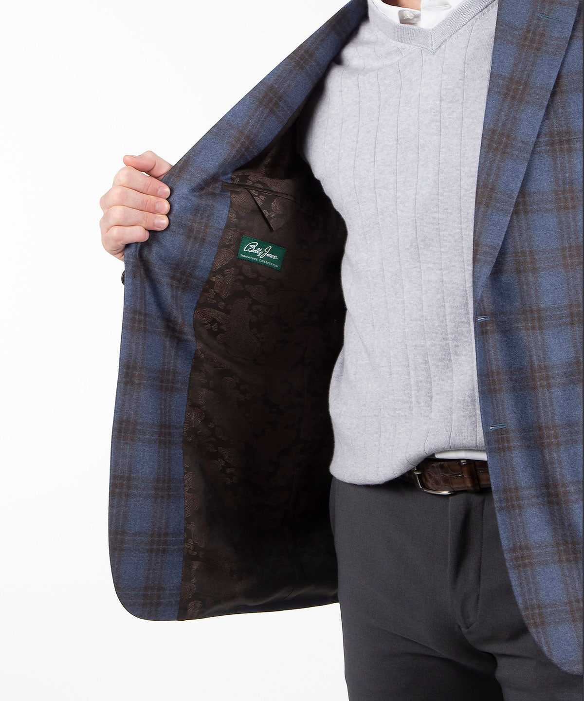 Signature Men's Plaid Sport Coat