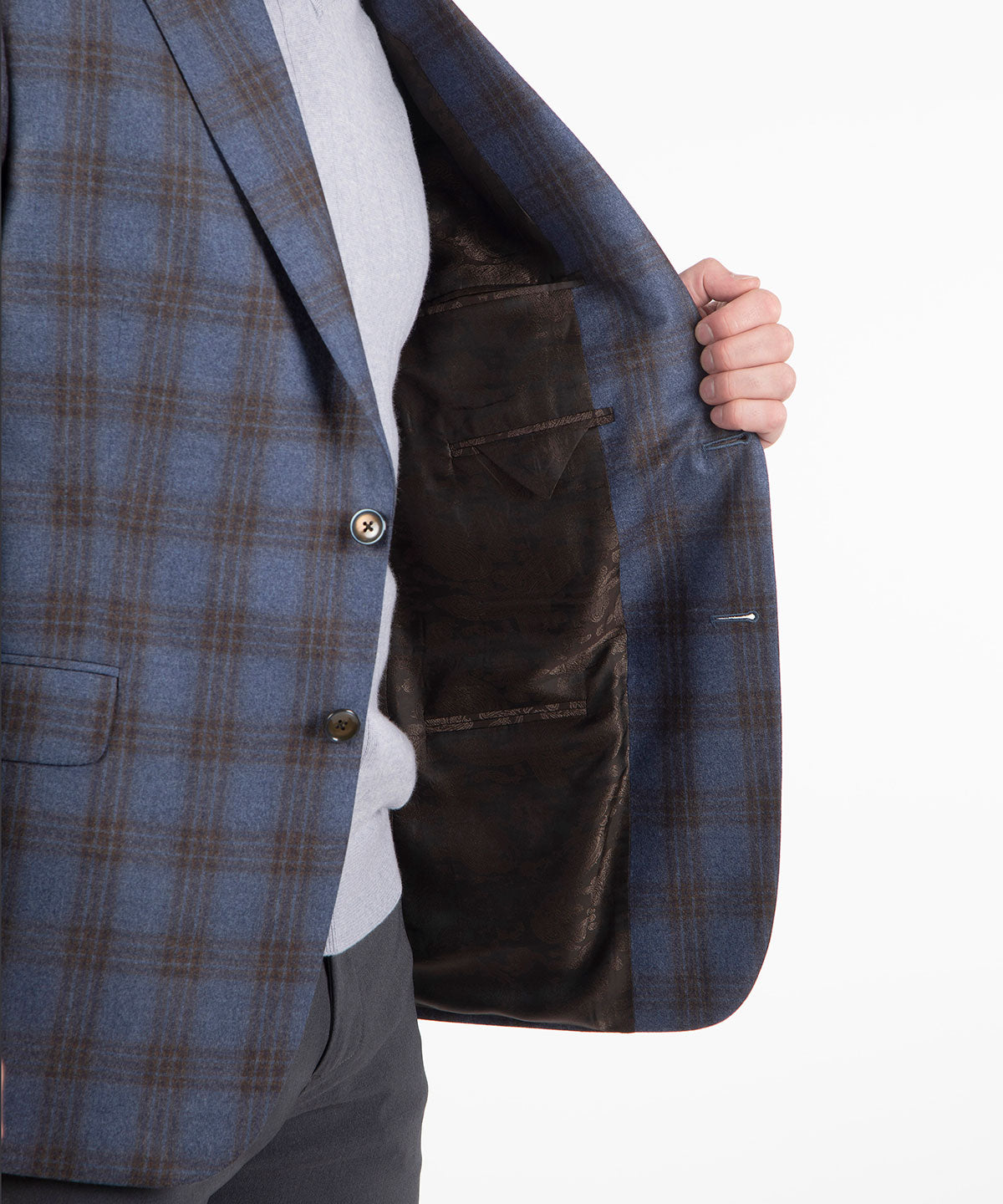 Signature Men's Plaid Sport Coat