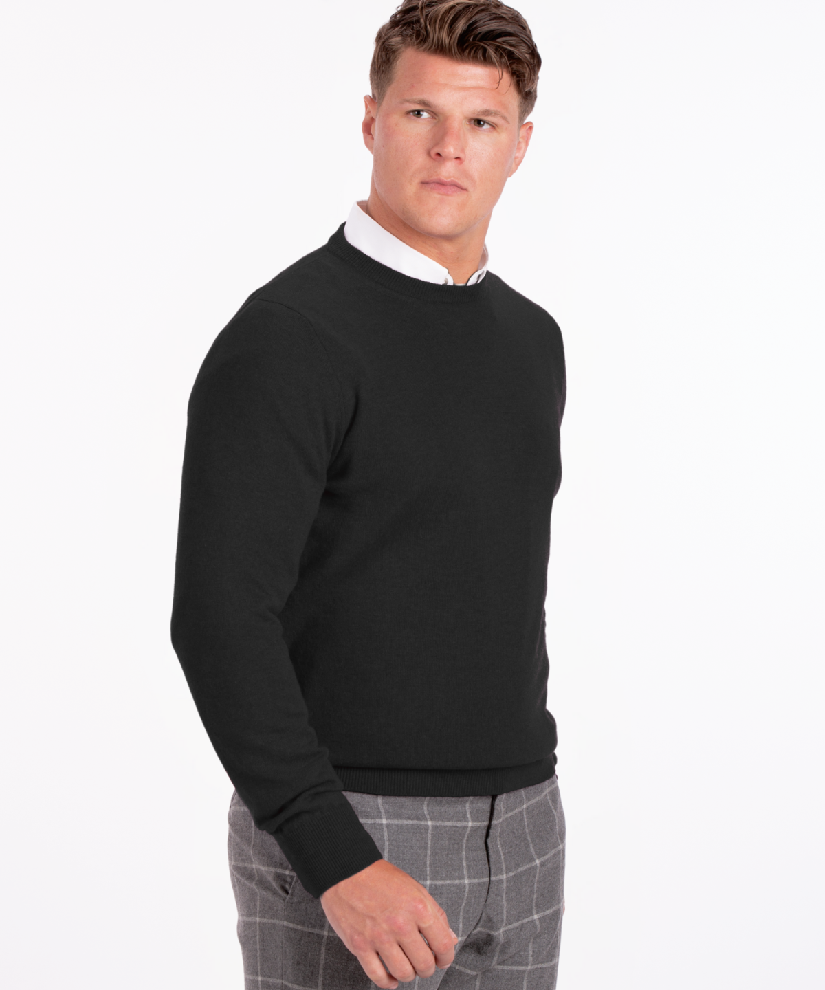 Heritage Italian 100% Cashmere Crew Neck Sweater