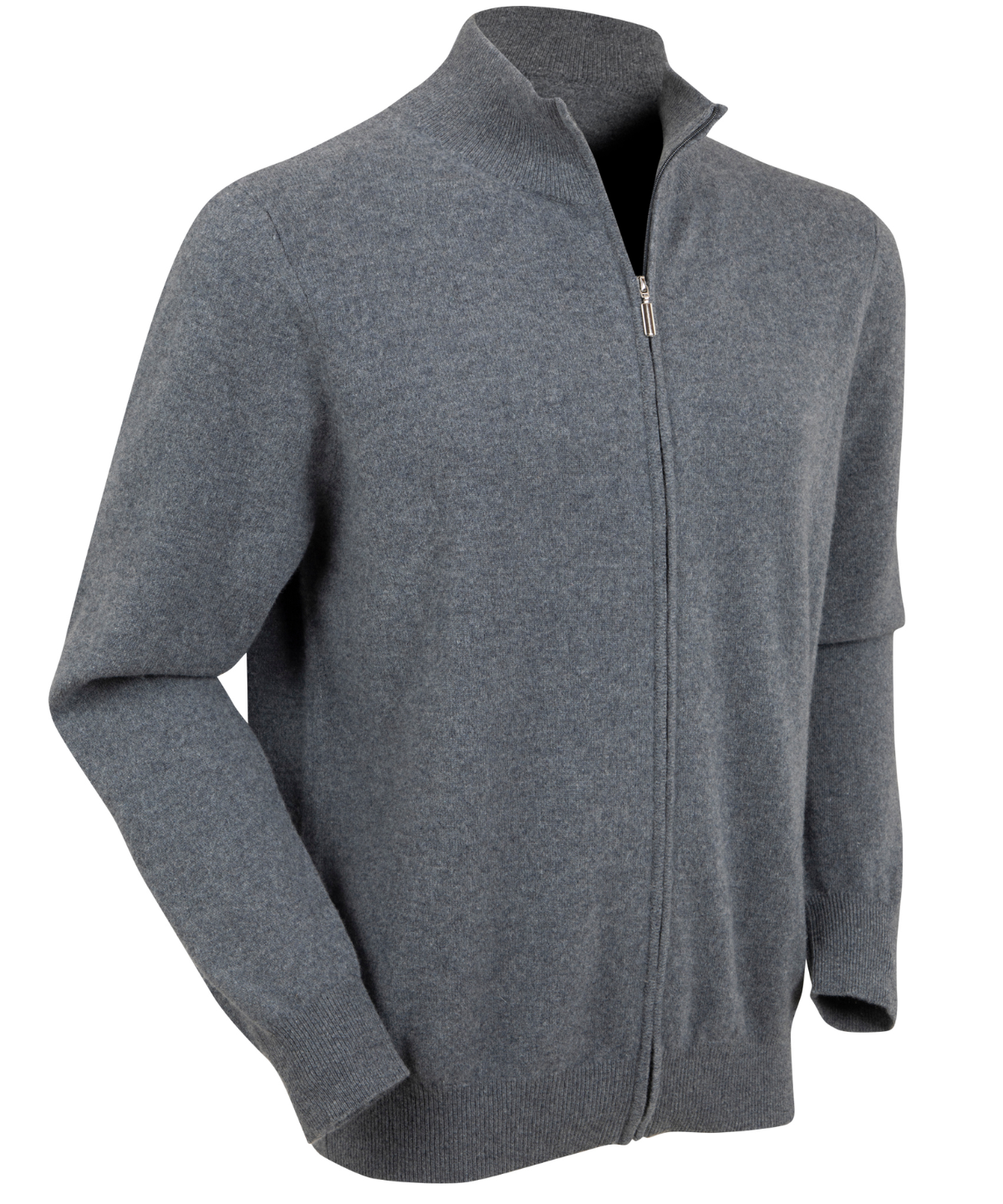 Heritage 100% Italian Cashmere Full-Zip Cardigan Sweater
