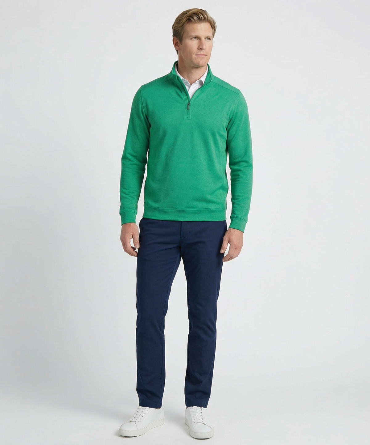 Performance Clubhouse Quarter-Zip Long-Sleeve Pullover