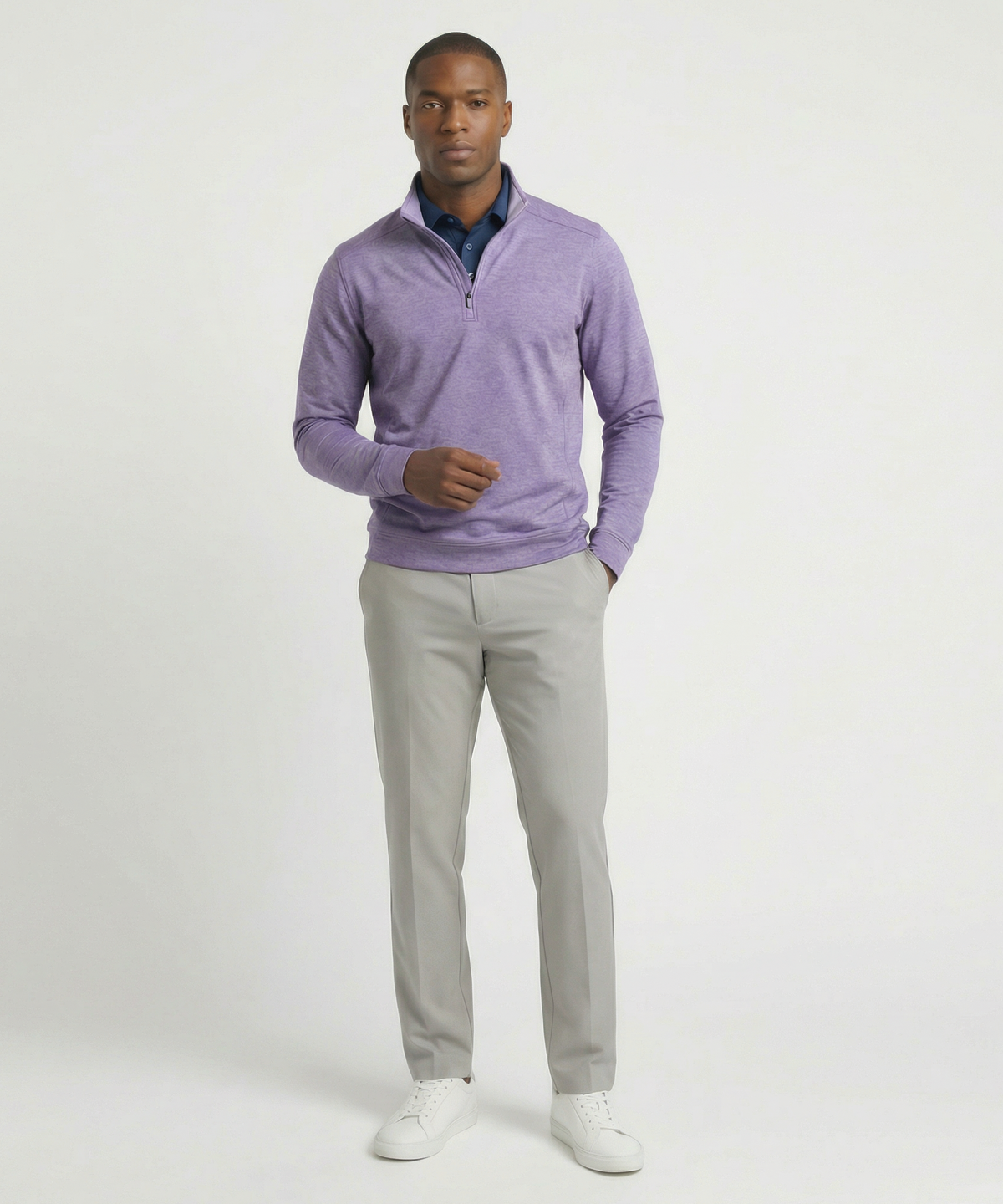 Performance Clubhouse Quarter-Zip Long-Sleeve Pullover