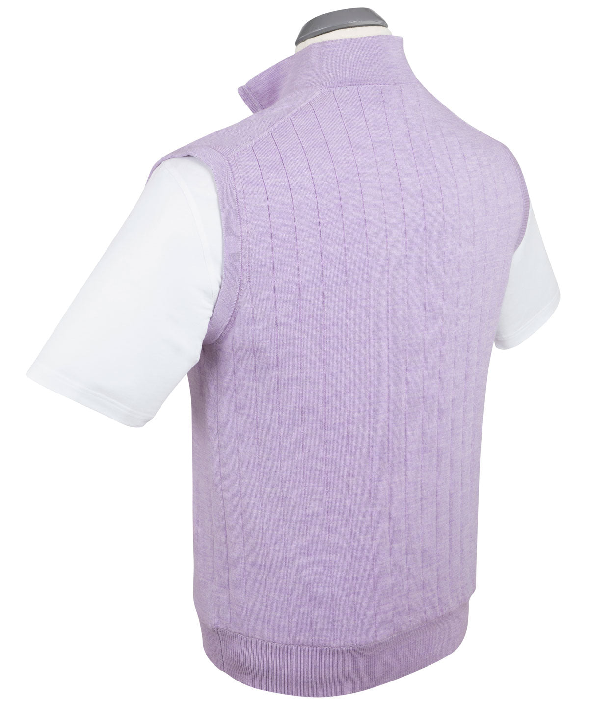 Signature Merino Quarter-Zip Mock Neck Vest