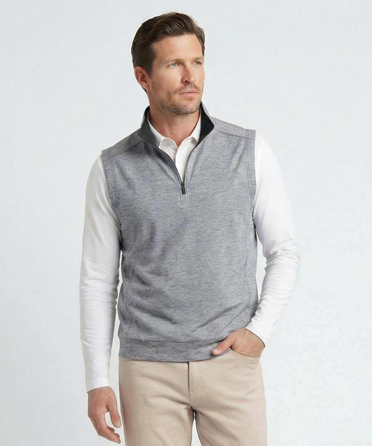 Performance Clubhouse Quarter-Zip Vest
