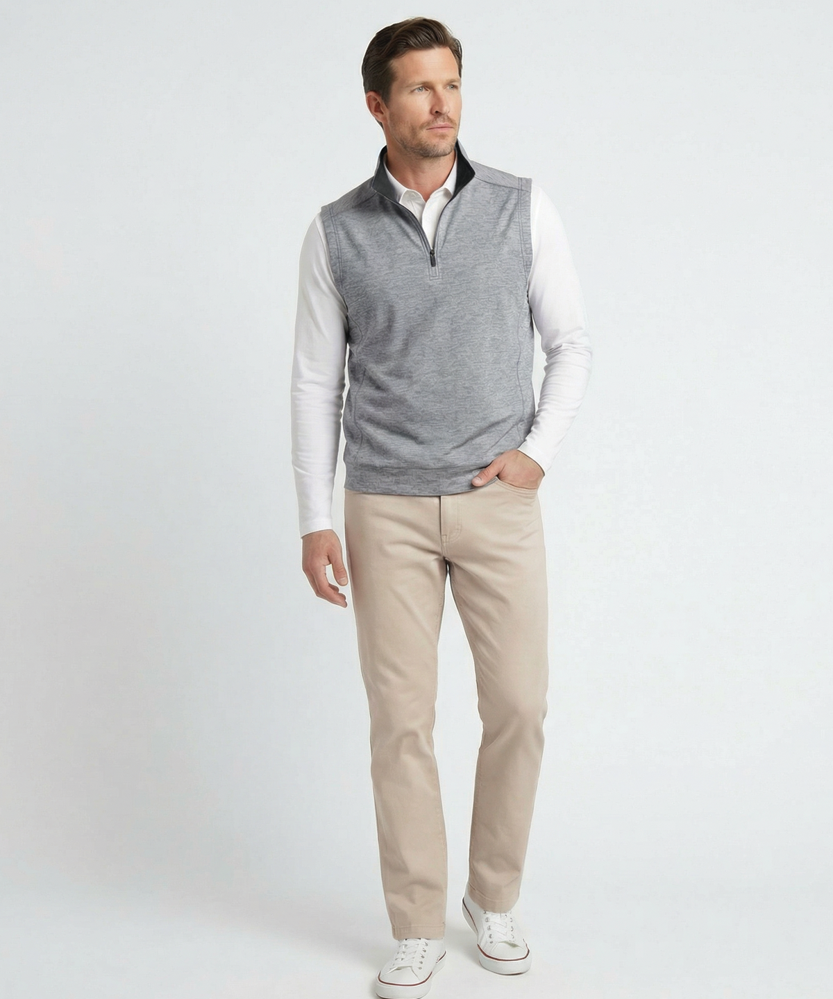Performance Clubhouse Quarter-Zip Vest