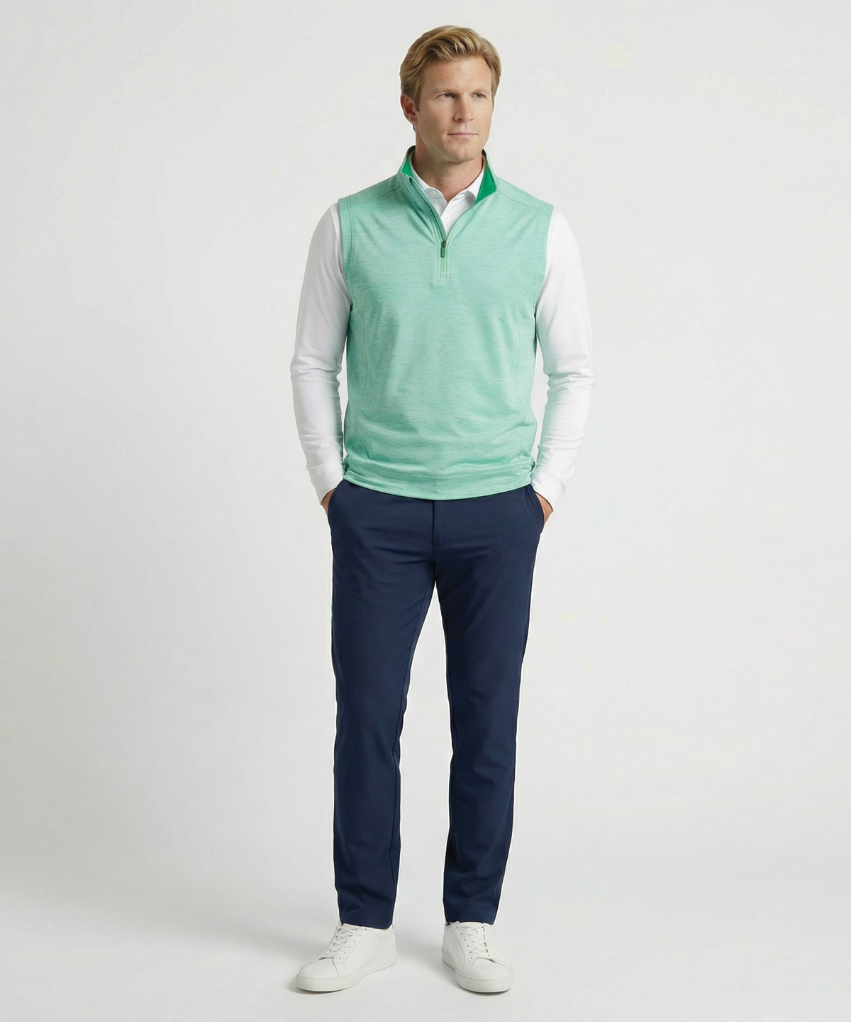 Performance Clubhouse Quarter-Zip Vest
