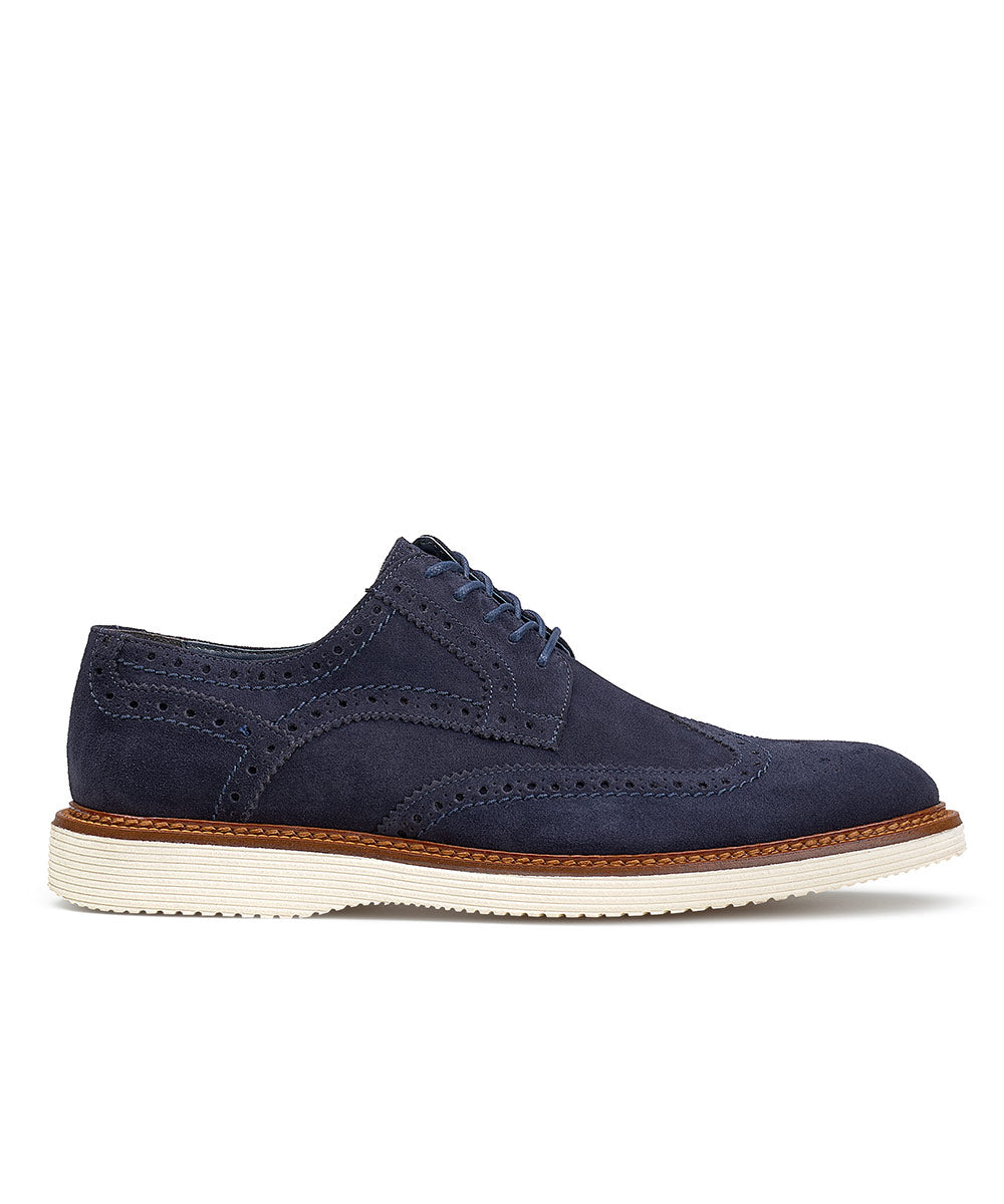 Trask Rogan Italian Suede Wingtip