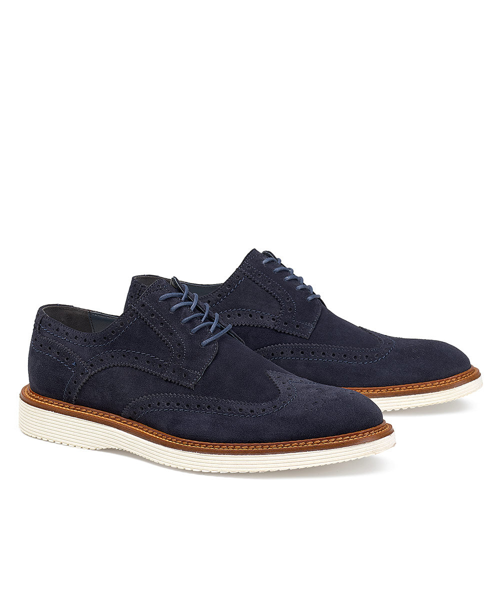 Trask Rogan Italian Suede Wingtip