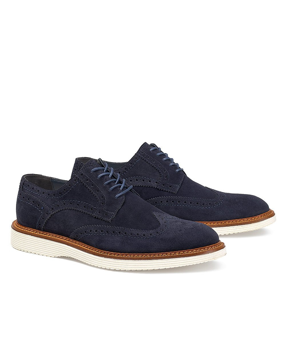 Trask Rogan Italian Suede Wingtip
