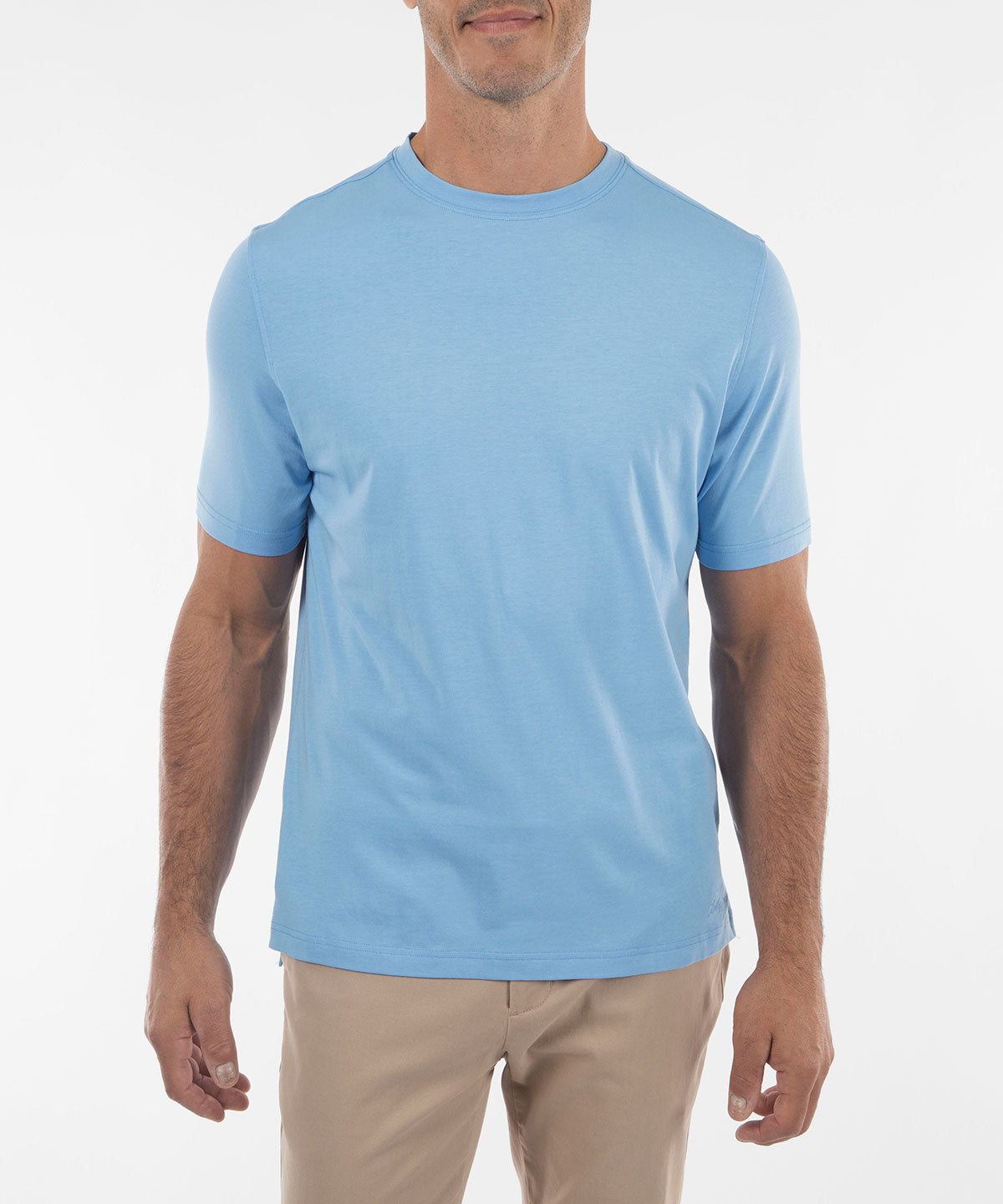 Signature Ultra-Soft Pima Cotton Short-Sleeve Crewneck T-Shirt