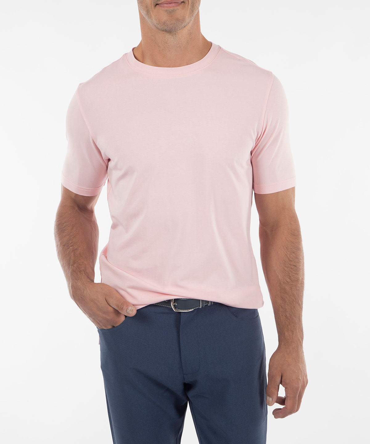 Signature Ultra-Soft Pima Cotton Short-Sleeve Crewneck T-Shirt