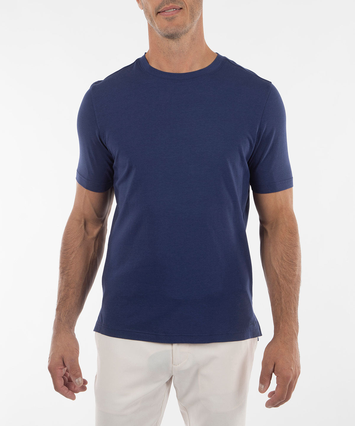 Signature Ultra-Soft Pima Cotton Short-Sleeve Crewneck T-Shirt