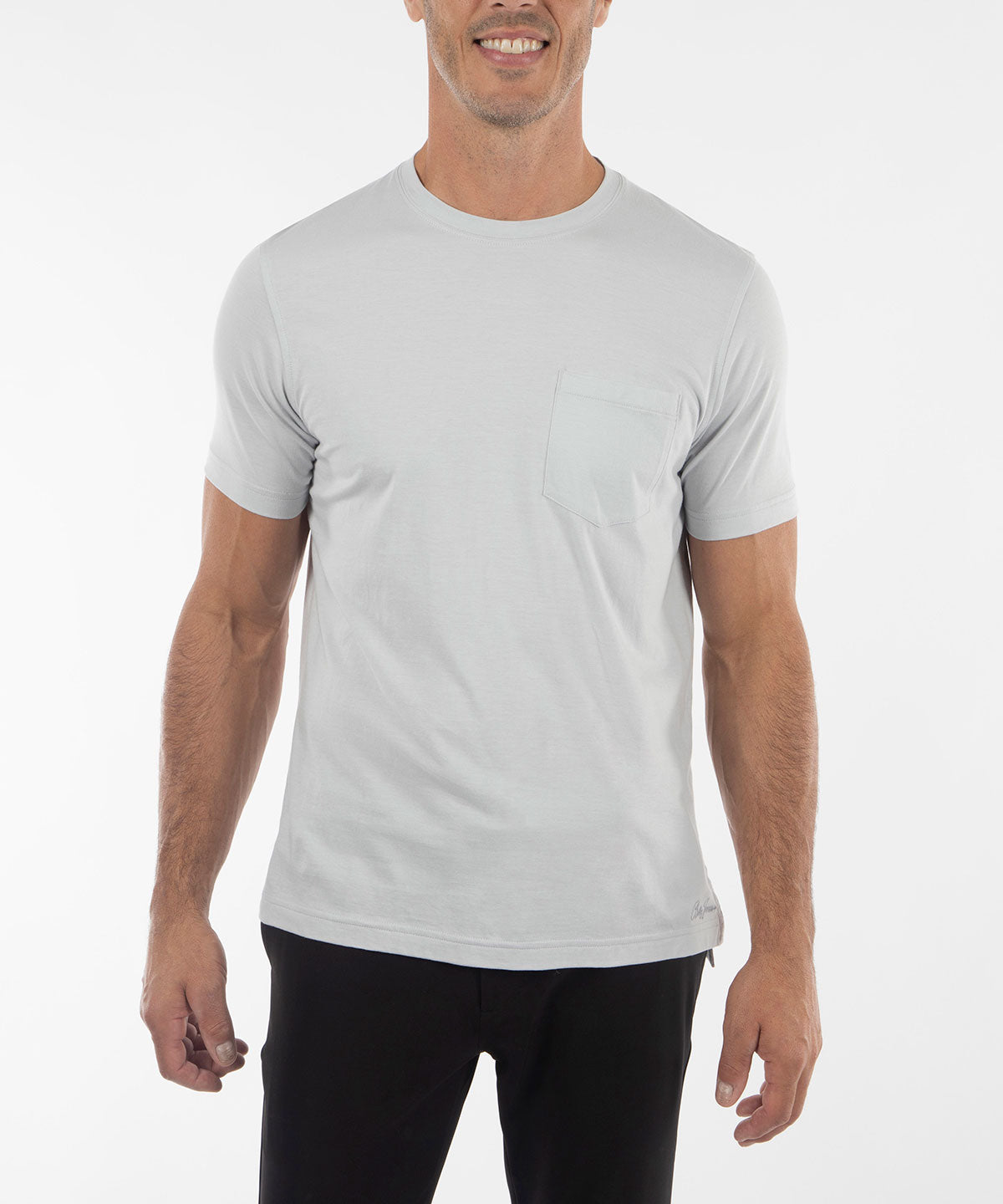 Signature Ultra-Light Pima Cotton Short-Sleeve Crew Neck T-Shirt