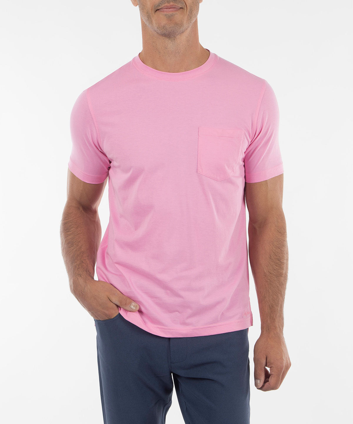 Signature Ultra-Light Pima Cotton Short-Sleeve Crew Neck T-Shirt